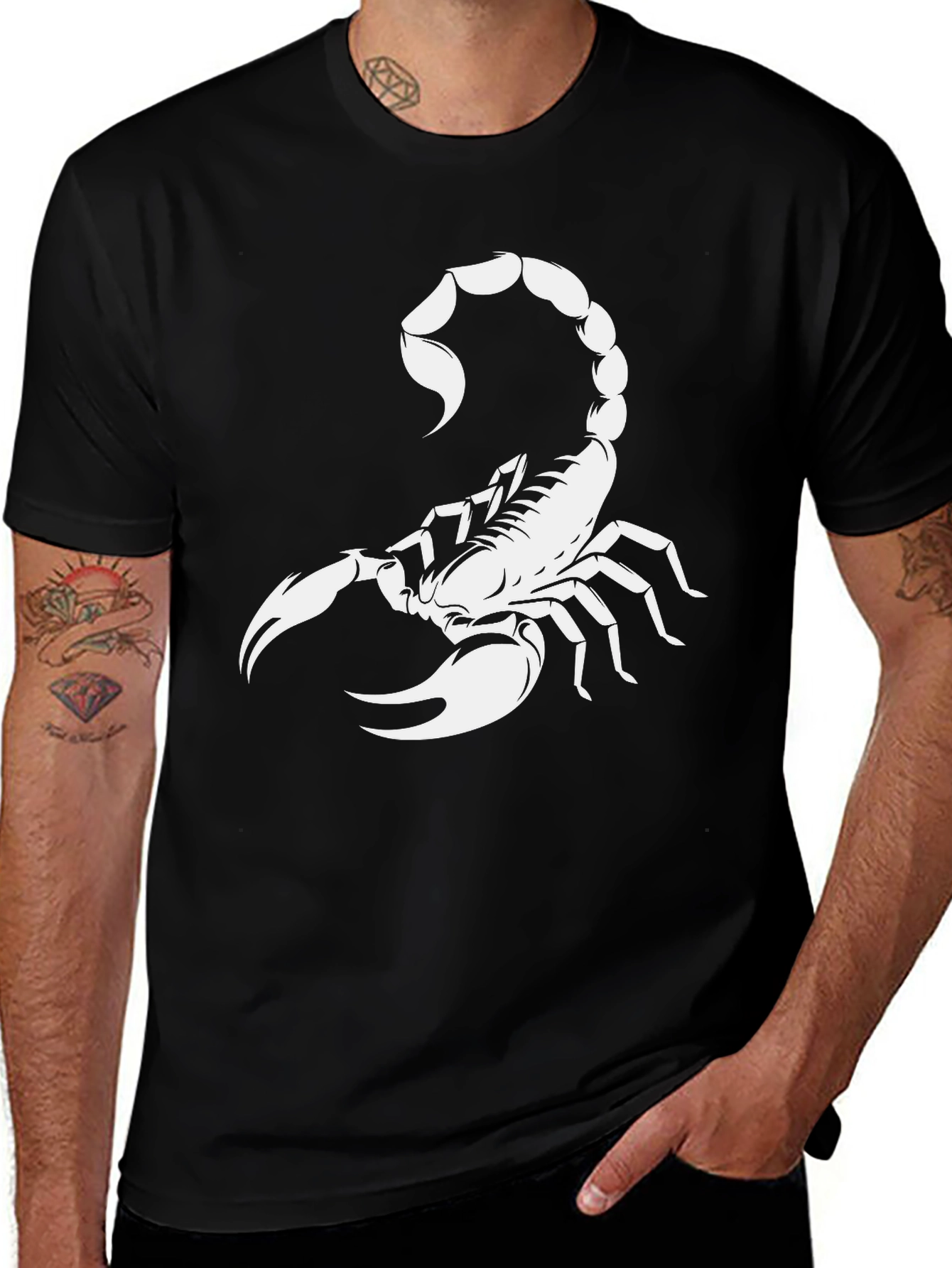 Variant 13 of Scorpion Graphic Black T-Shirt