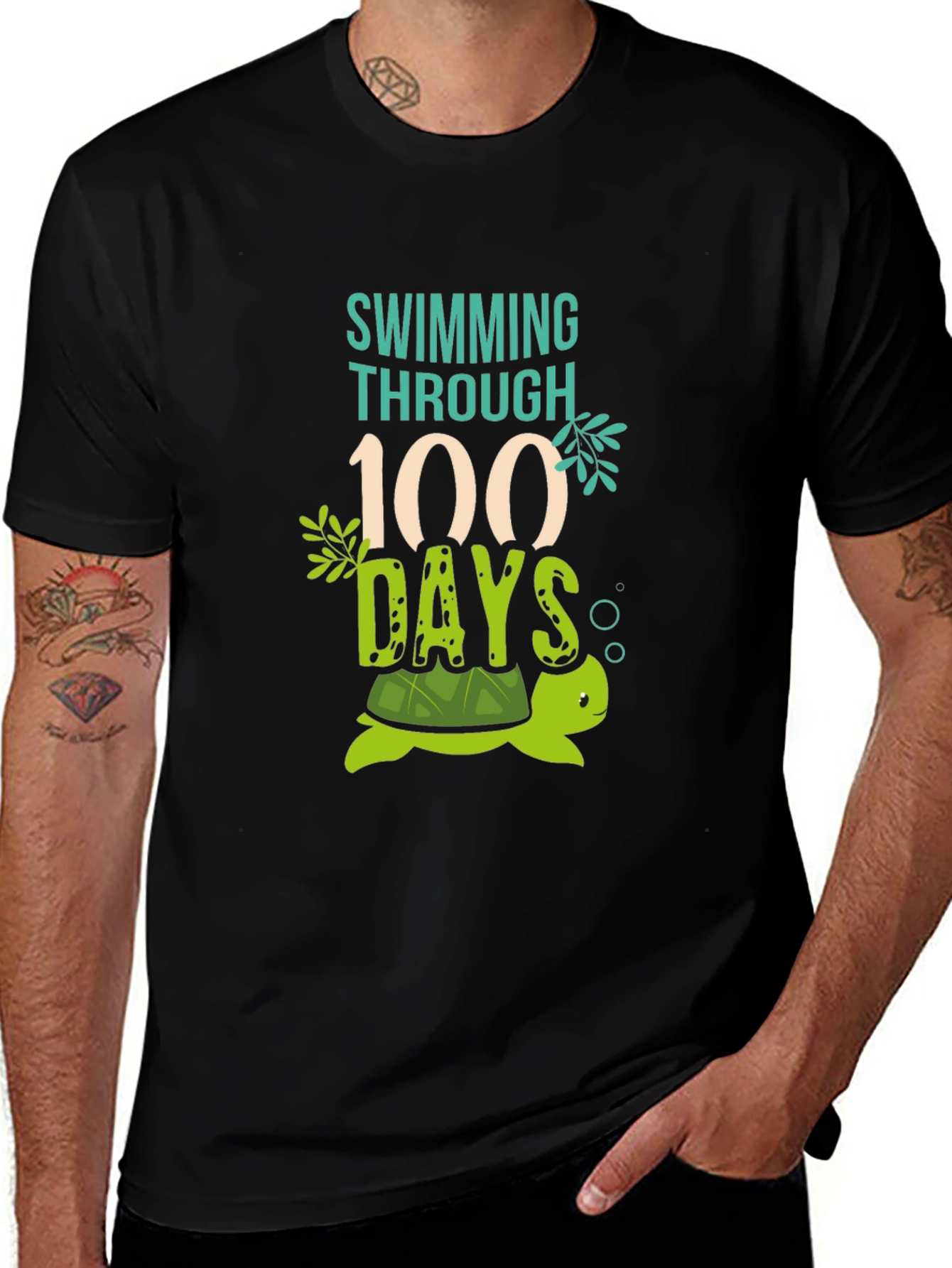 Variant 27 of 100 Days of School Turtle T-Shirt