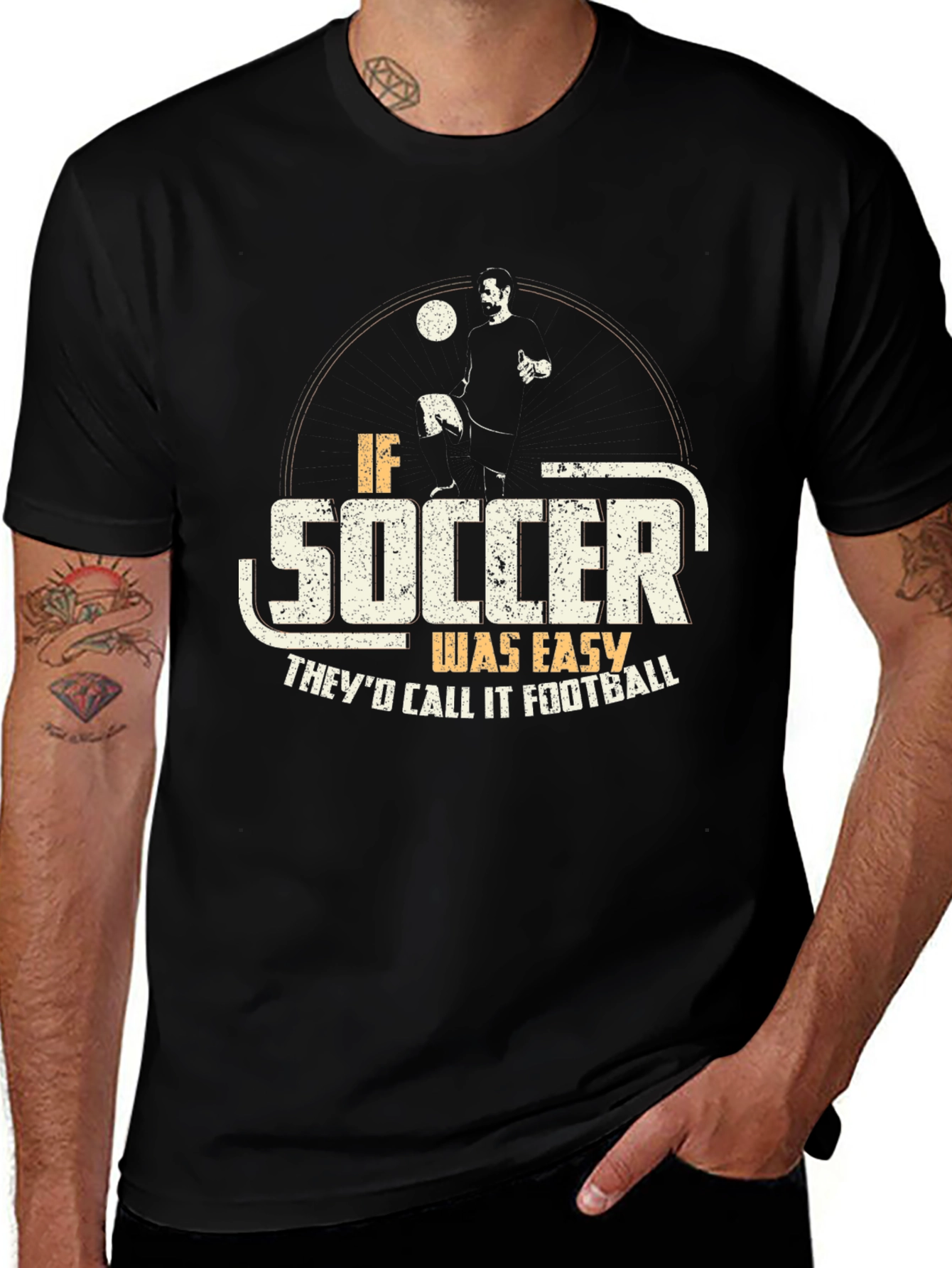 Variant 10 of Funny Soccer Football T-Shirt for Athletes