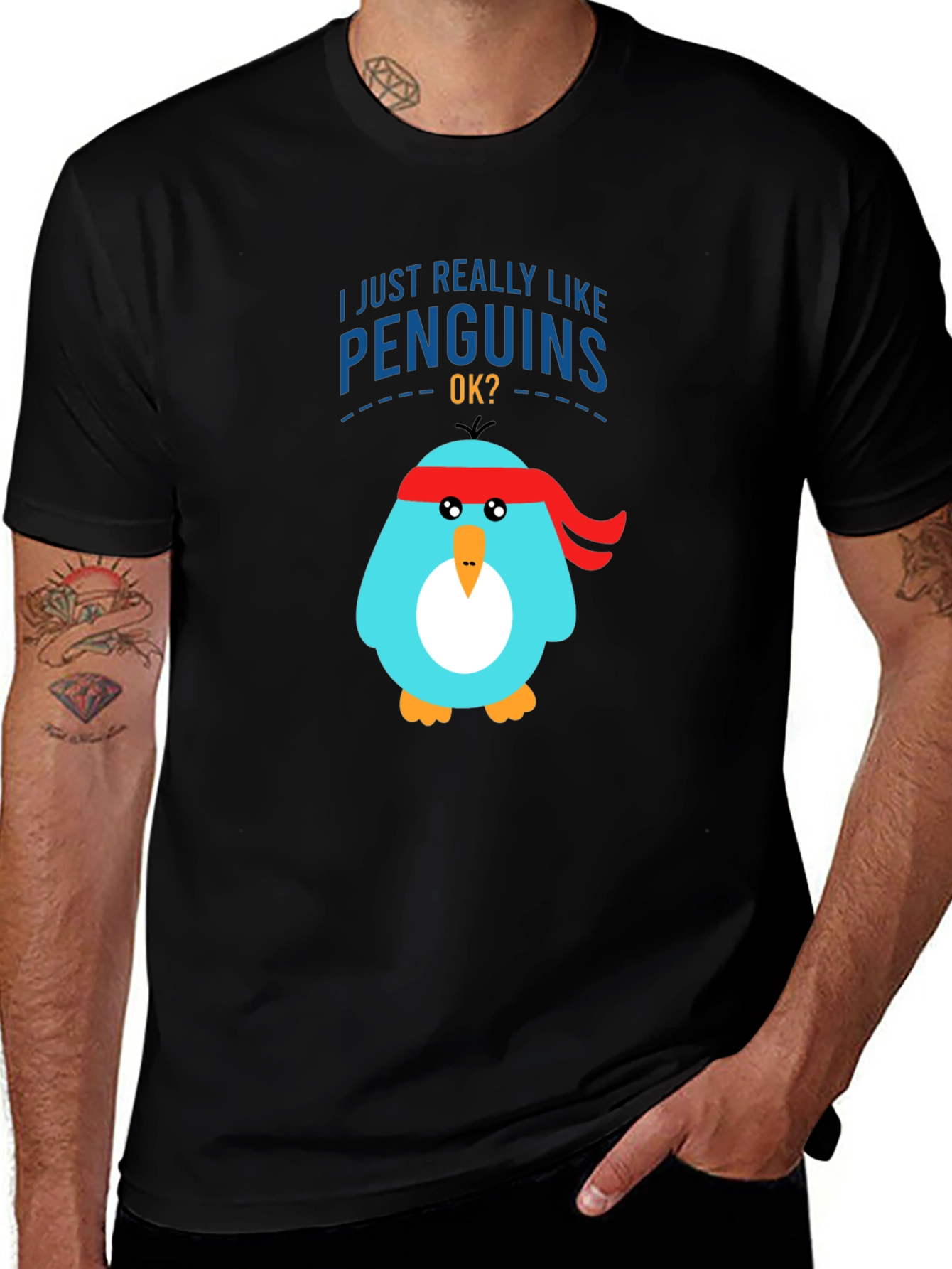 Variant 5 of Penguin Lover T-Shirt -  I Just Really Like Penguins Tee