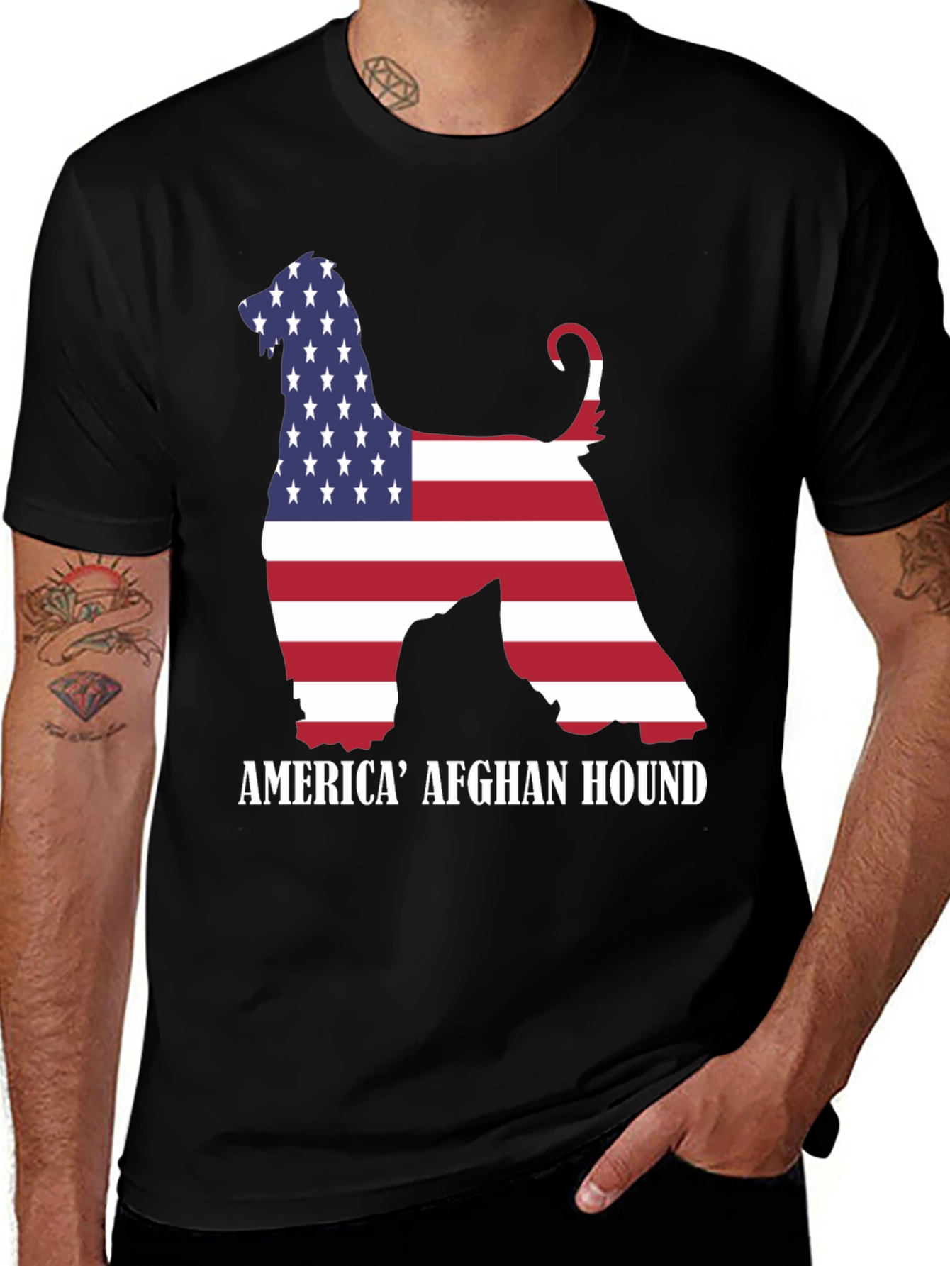 American Afghan Hound T-Shirt