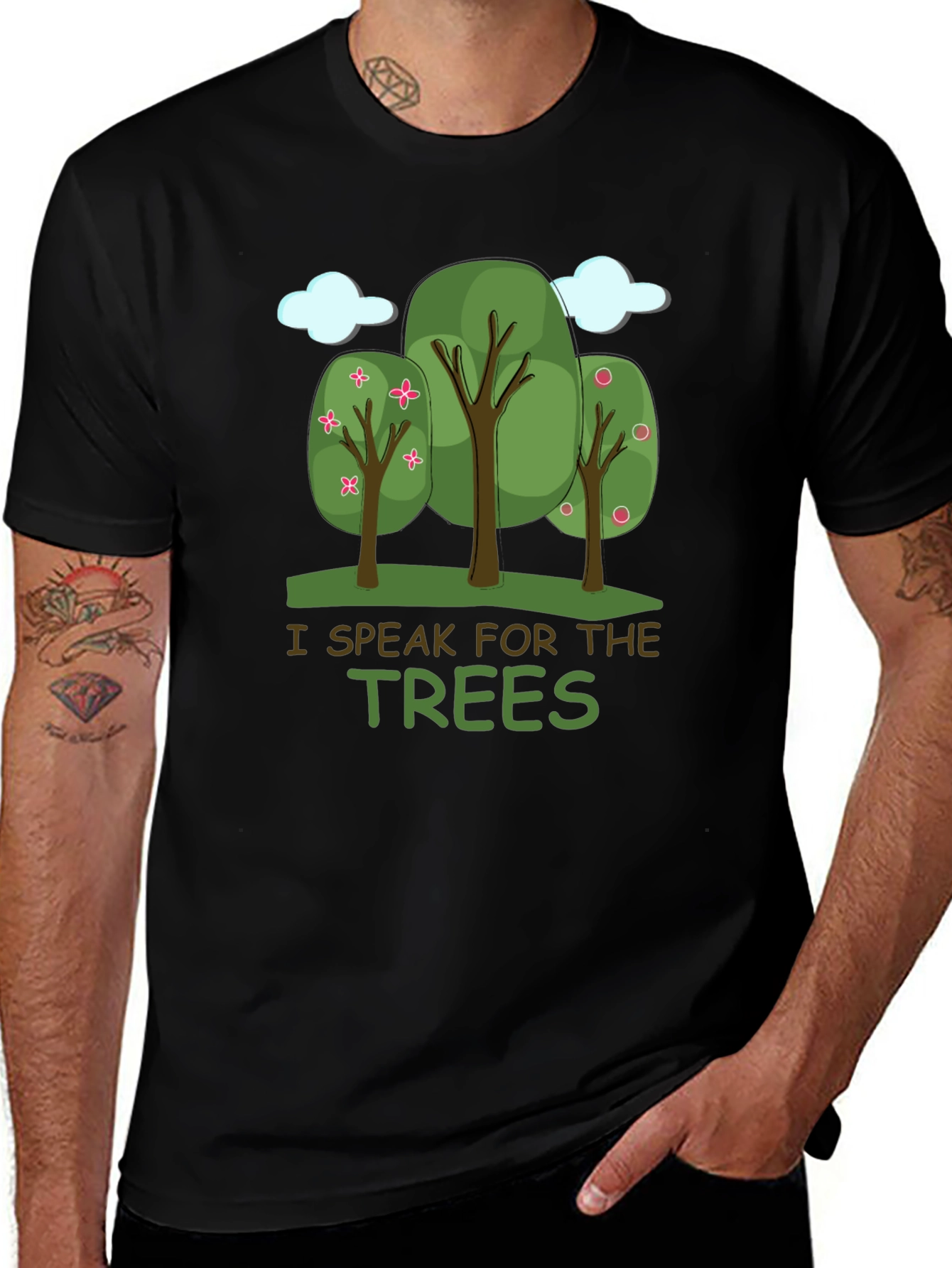 Variant 17 of I Speak for the Trees T-Shirt