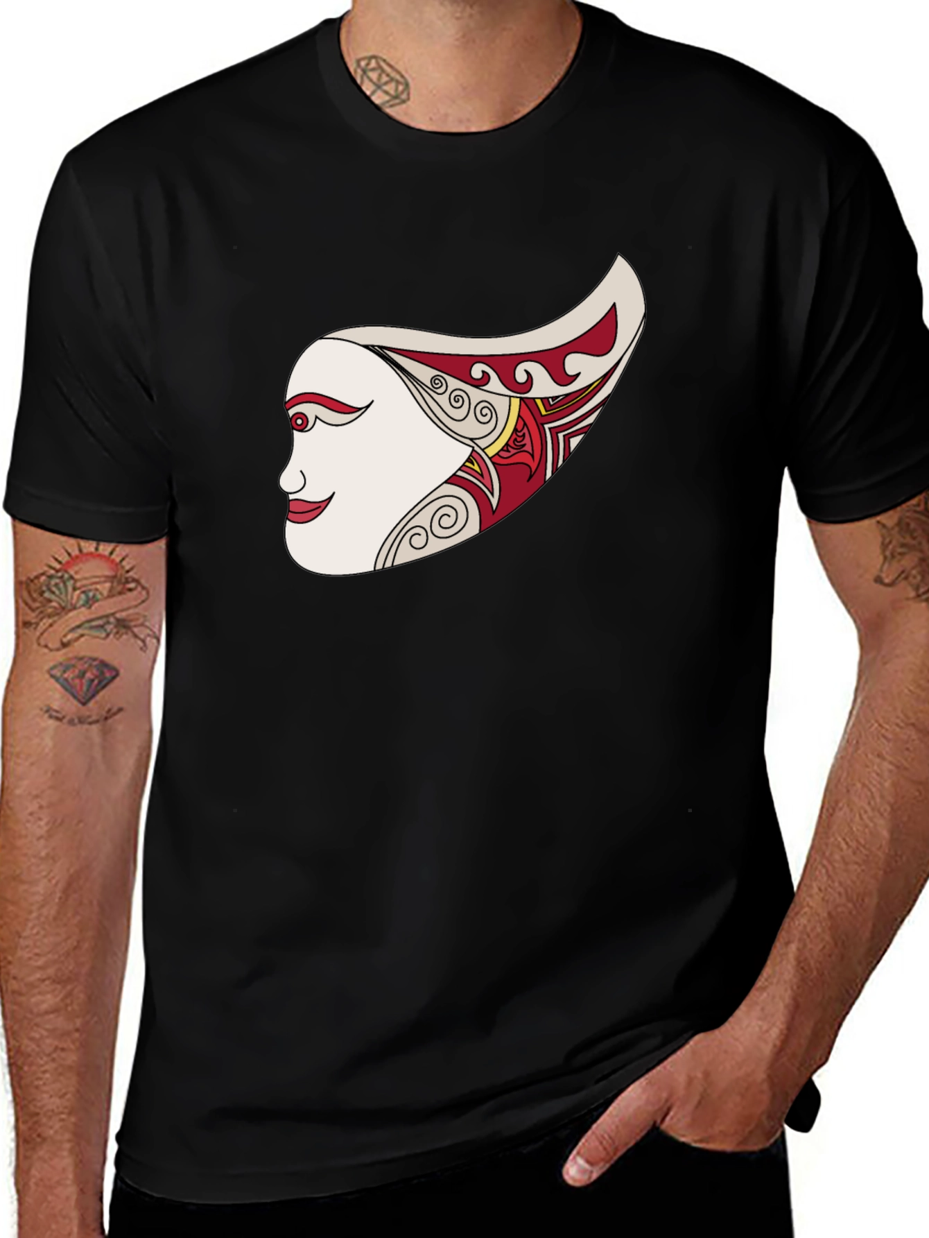 Wayang Kulit T-Shirt - Shadow Puppet Design