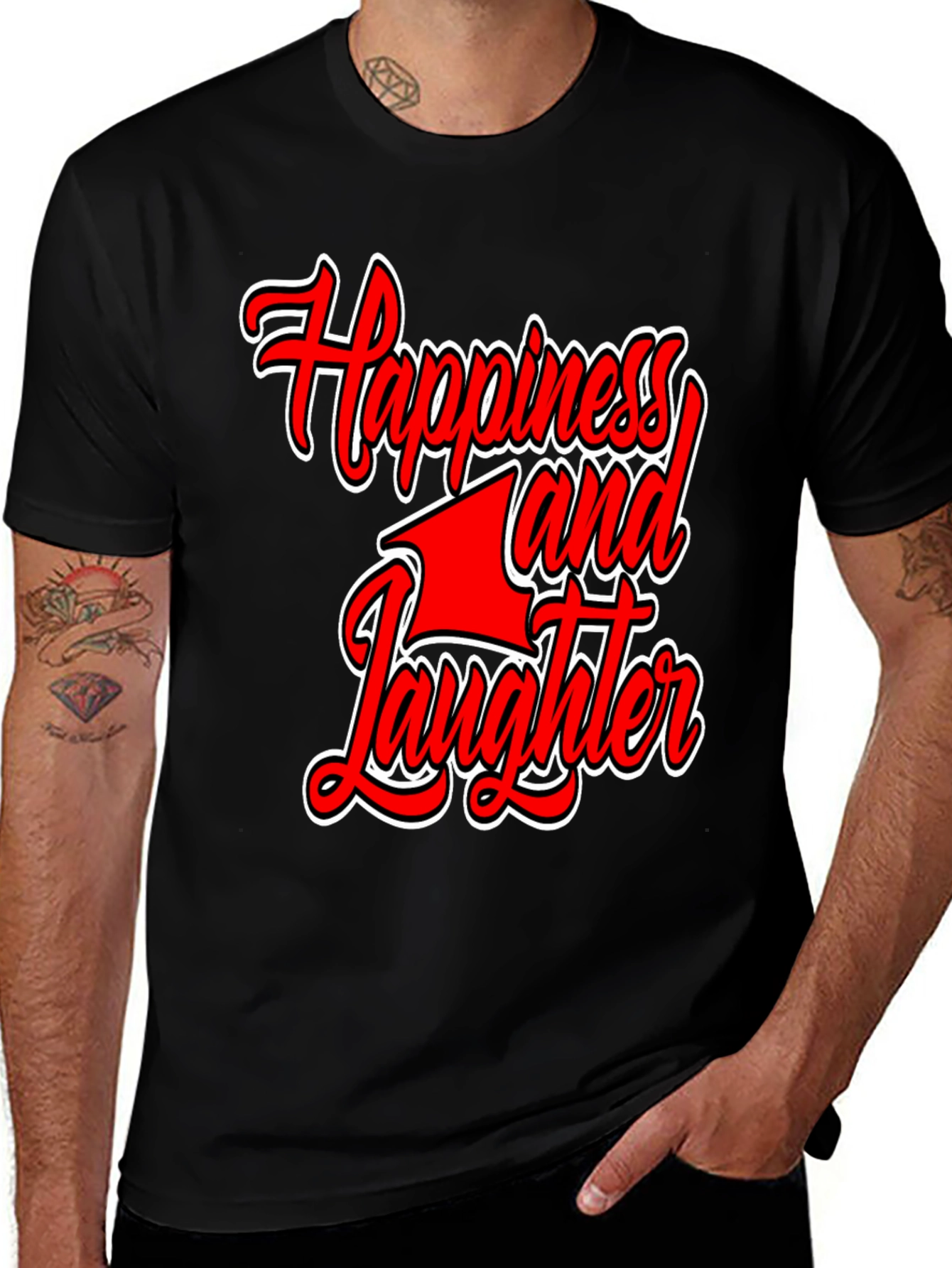 Happiness and Laughter Graphic T-Shirt