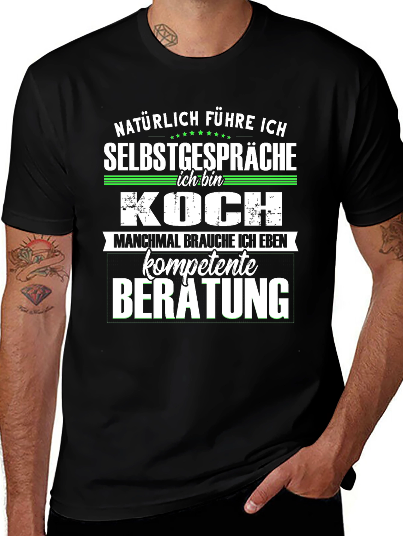 Variant 19 of Funny Koch T-Shirt - Selfgespräche Beratung