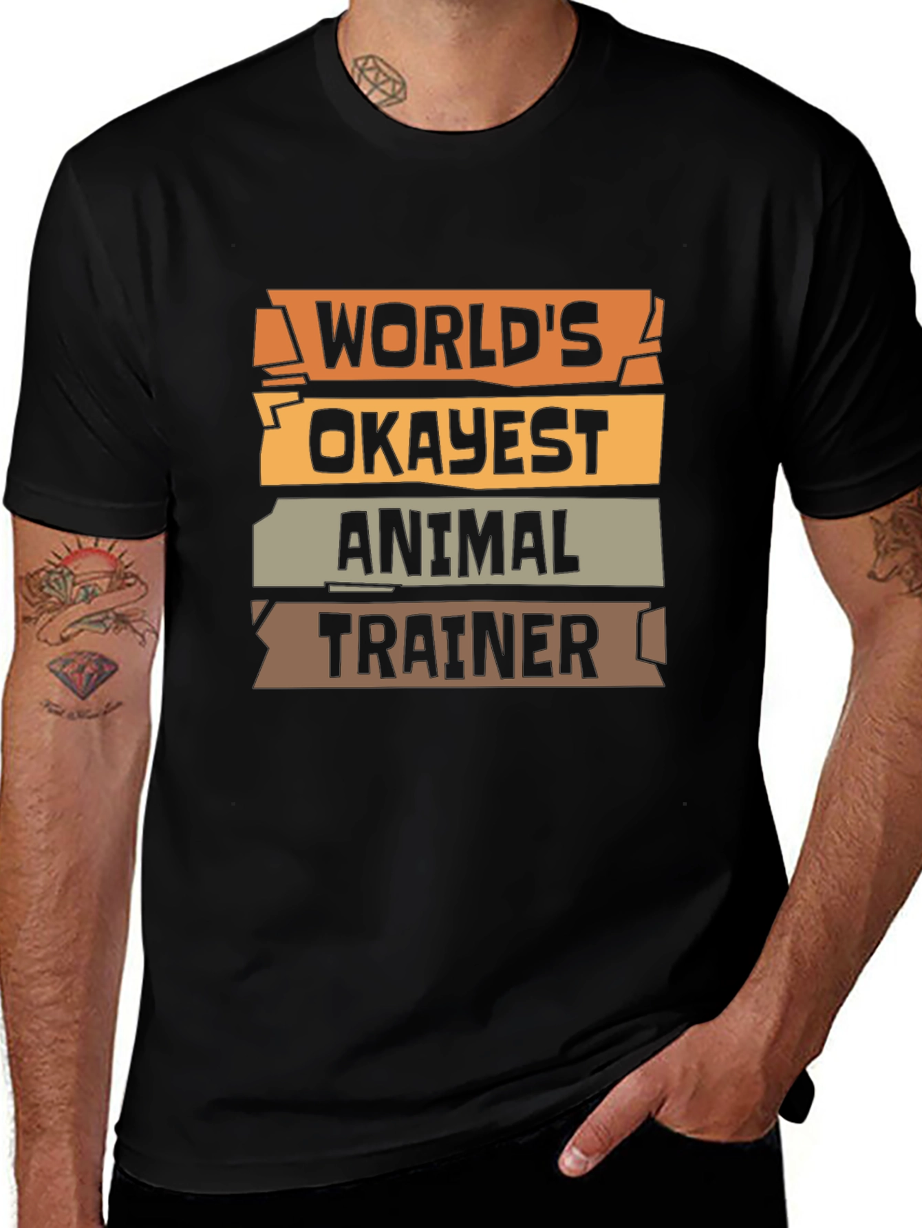 Variant 29 of World's Okayest Animal Trainer - Funny T-Shirt