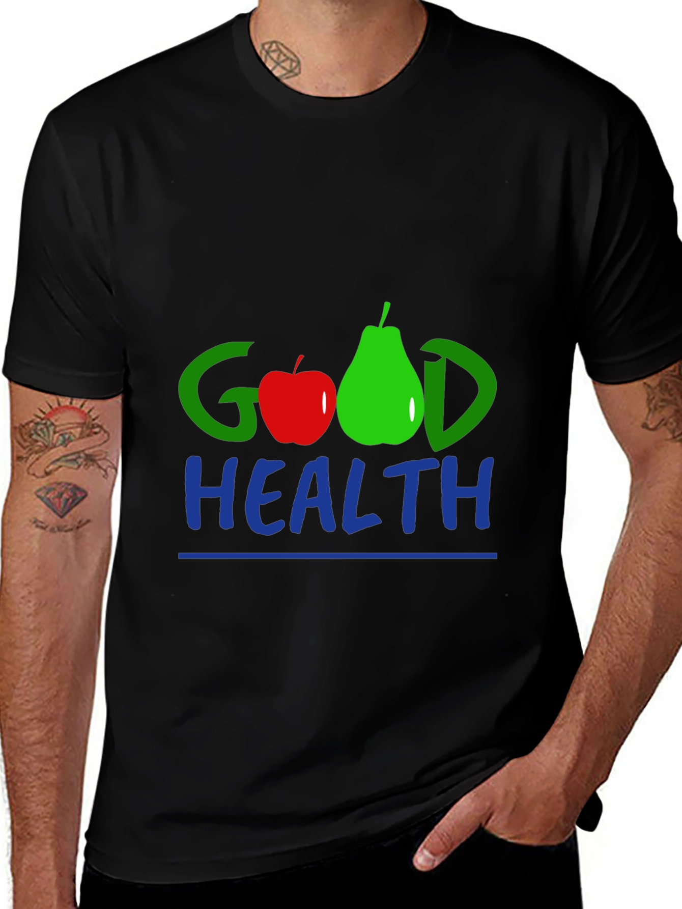 Variant 11 of Good Health T-Shirt - Fruit Design