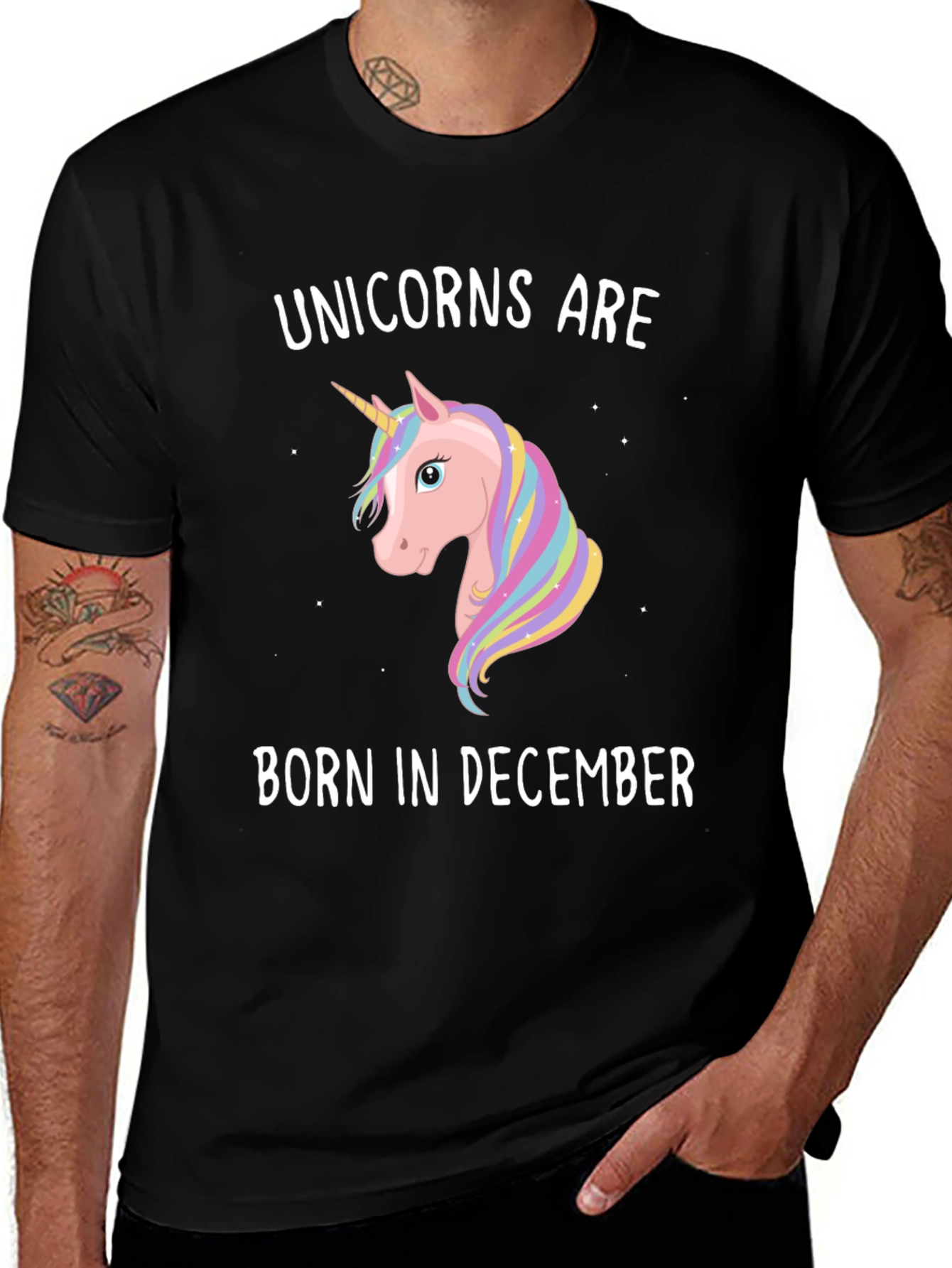 Variant 19 of Unicorns Are Born in December T-Shirt