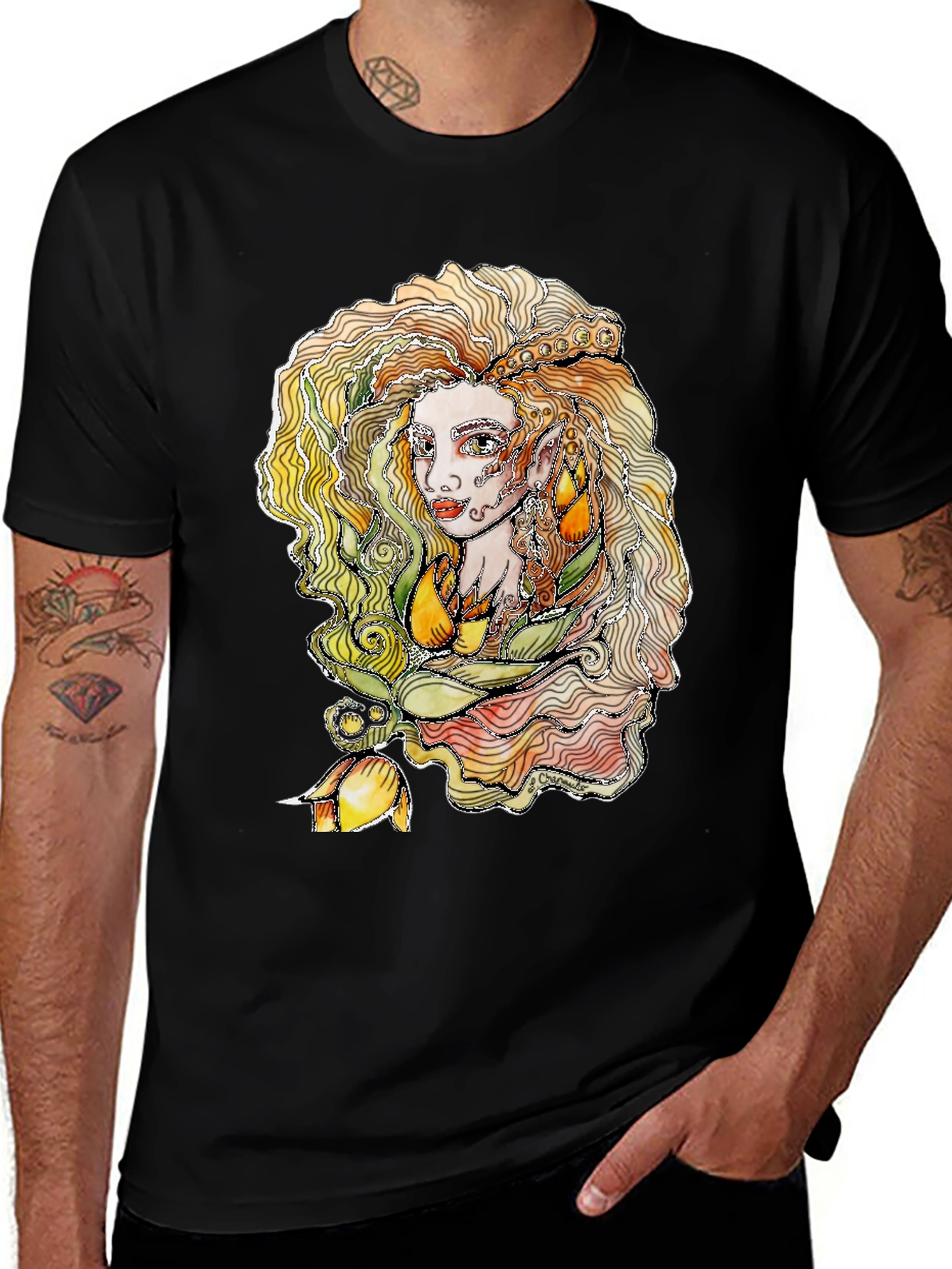 Variant 5 of Mystic Fairy T-Shirt - Unique Graphic Tee