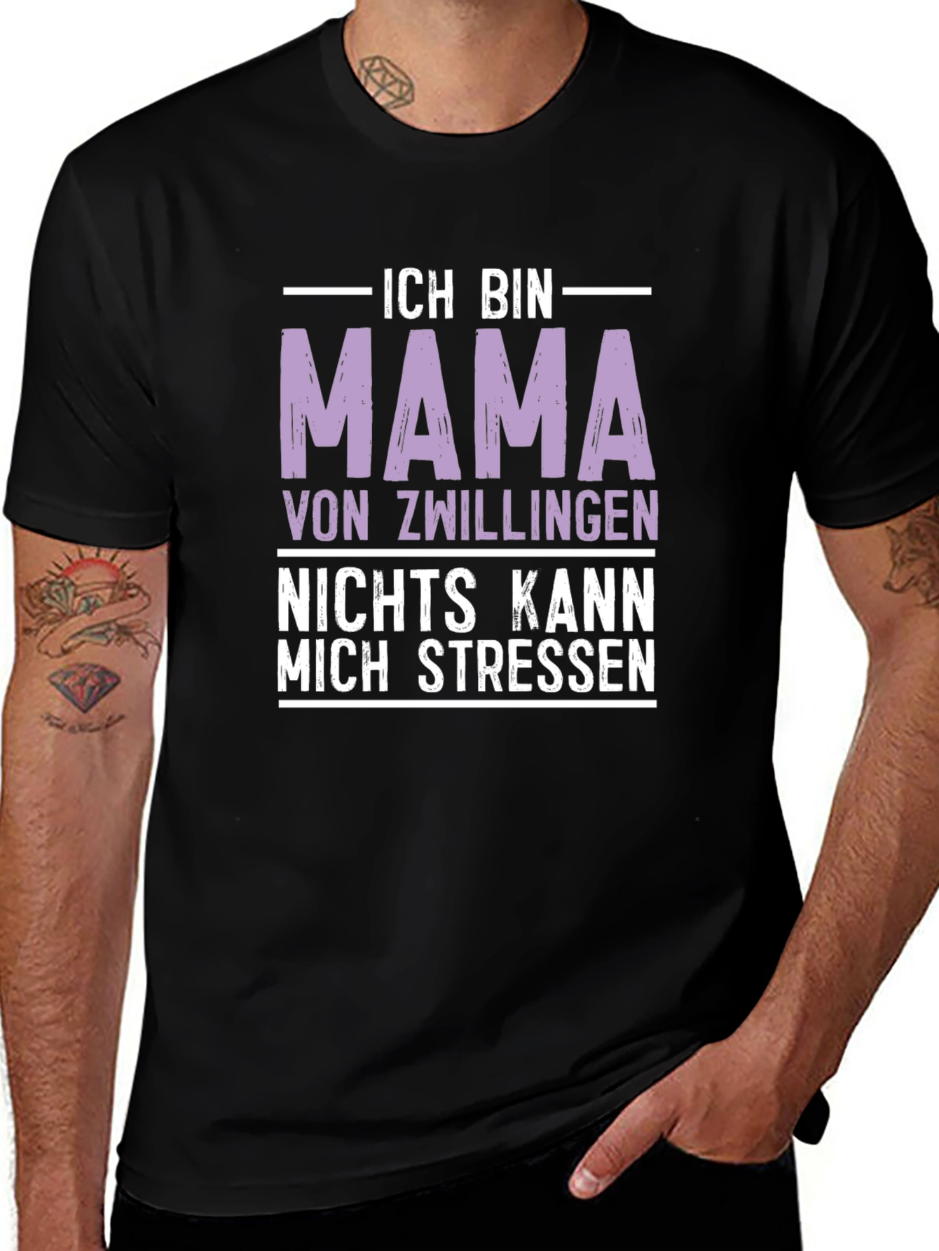 Mama of Twins T-Shirt - Nothing Stresses Me!