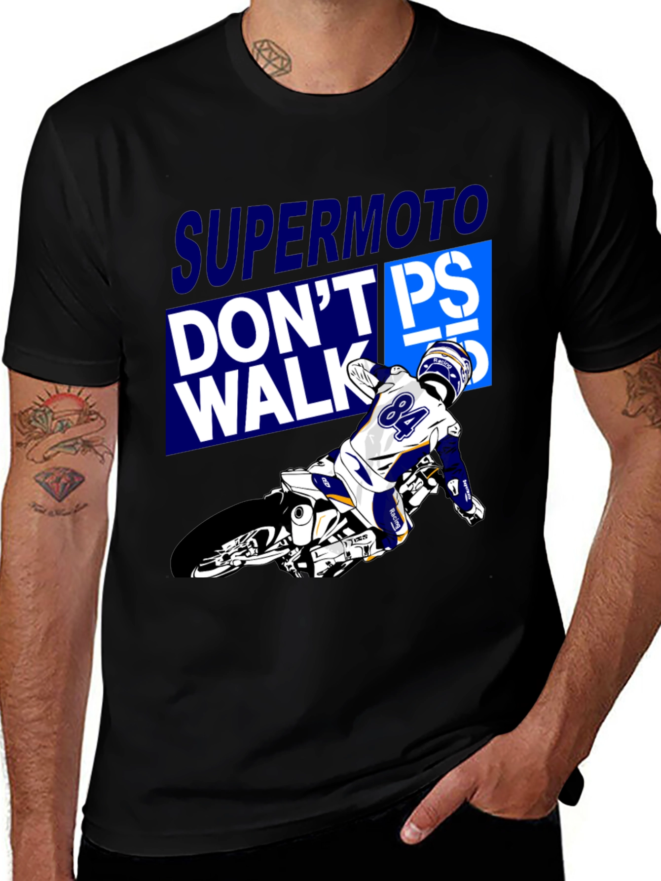 Supermoto Don't Walk Graphic Tee