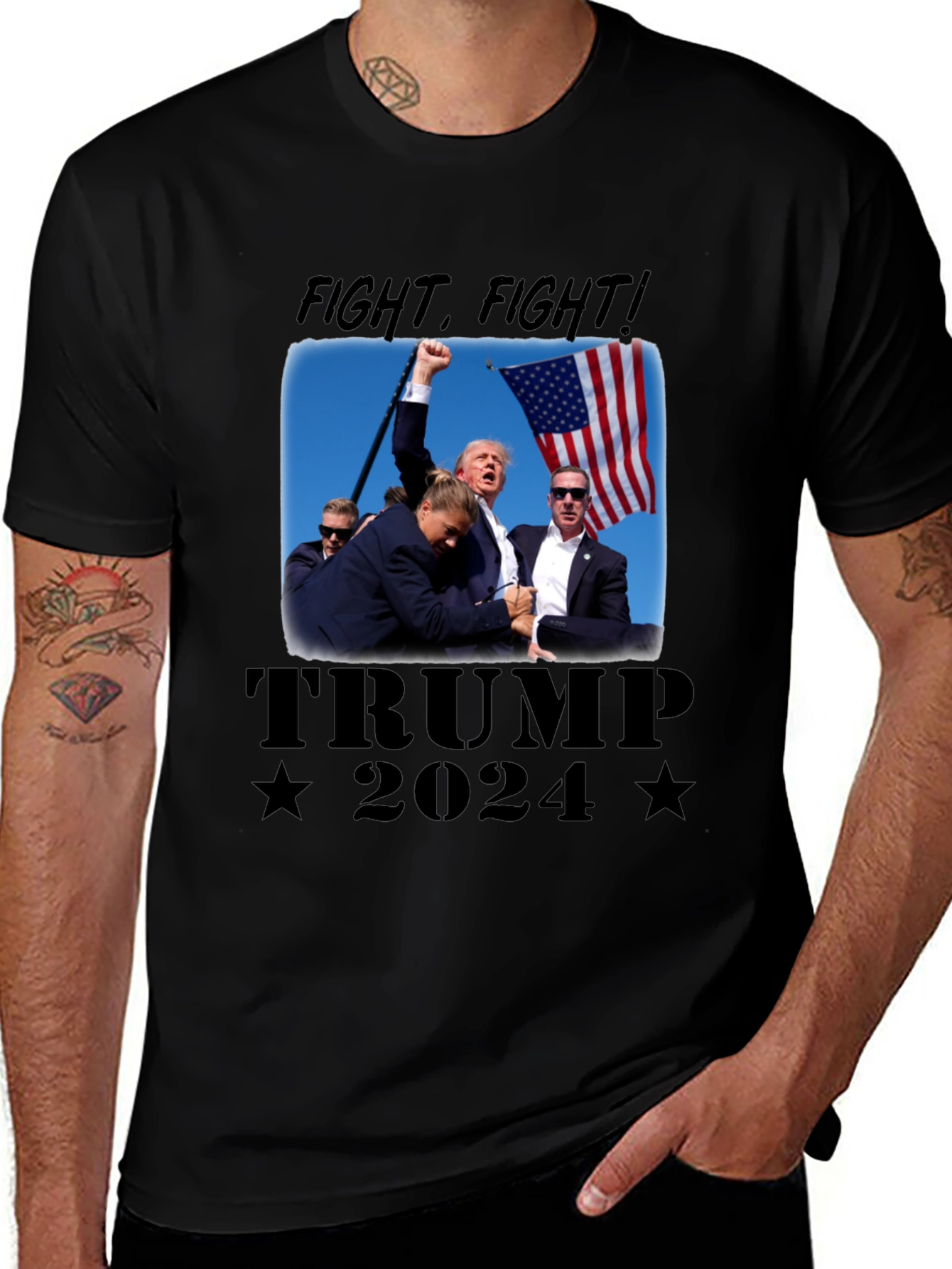 Trump 2024 'Fight, Fight!' T-Shirt