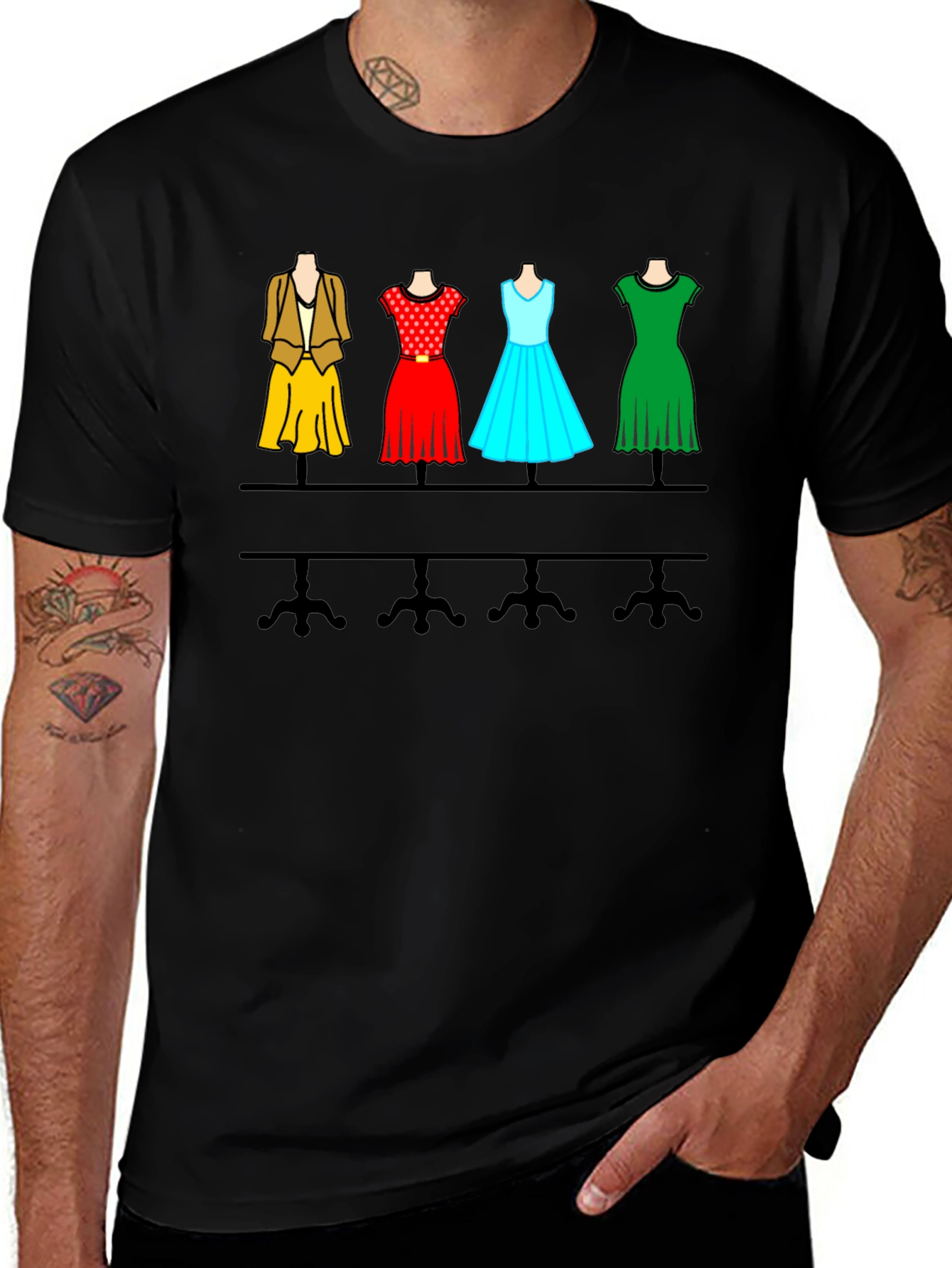 Variant 3 of Fashionable Dress Mannequin T-Shirt