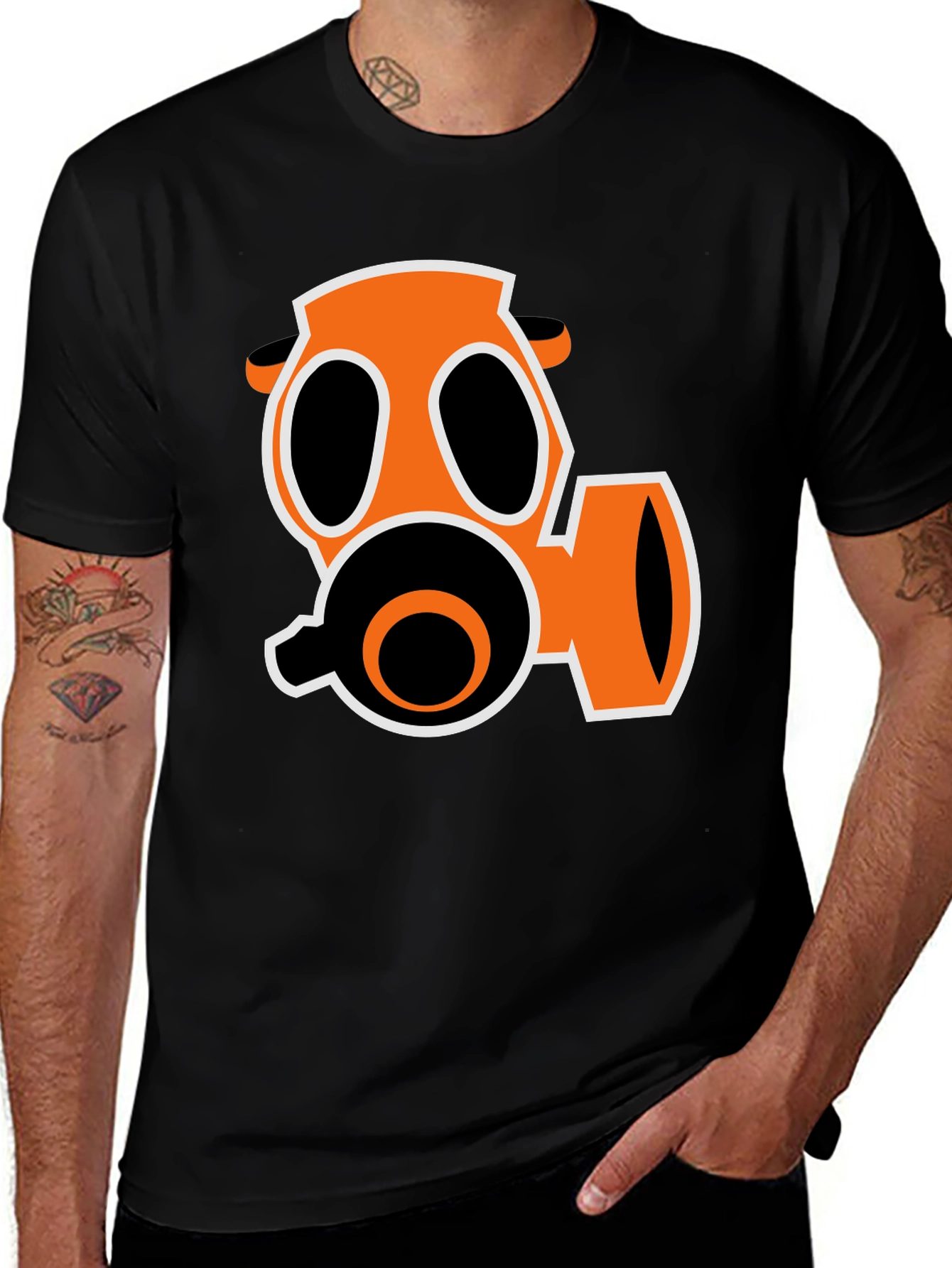 Variant 8 of Gas Mask Graphic Tee - Bold & Unique Design
