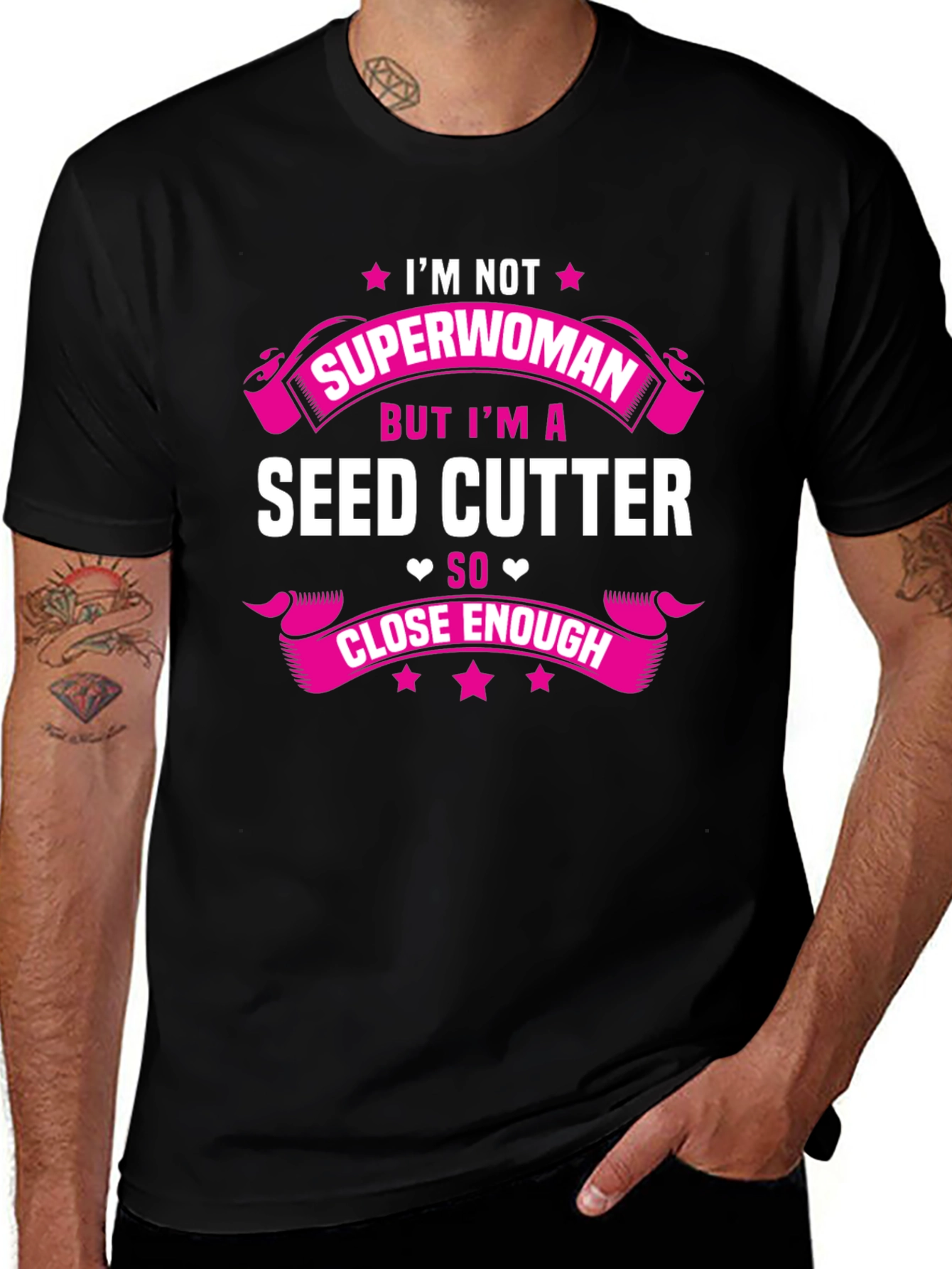 Variant 20 of Seed Cutter T-Shirt - I'm Not Superwoman