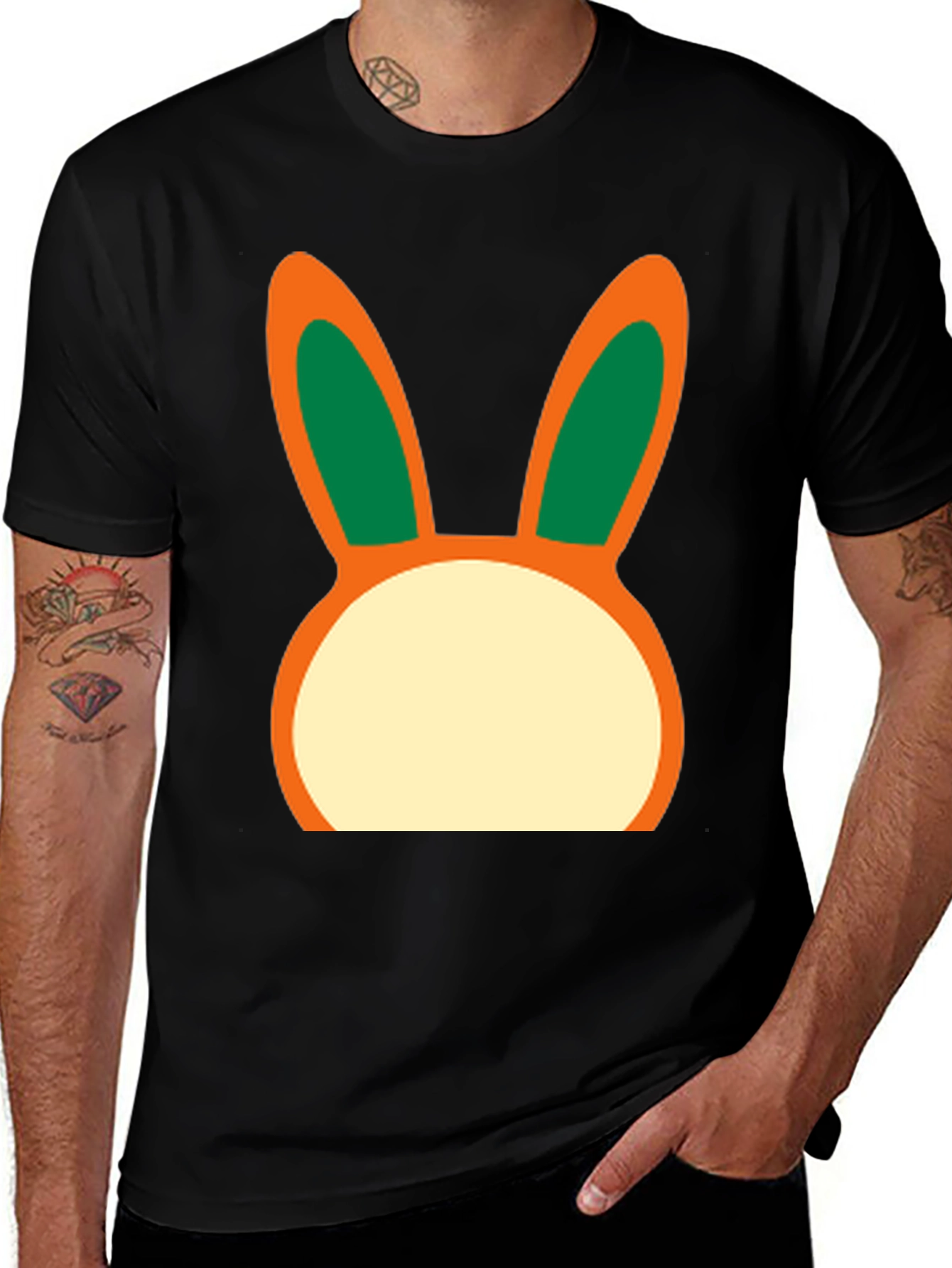 Variant 24 of Bunny Graphic Tee - Fun Easter Shirt