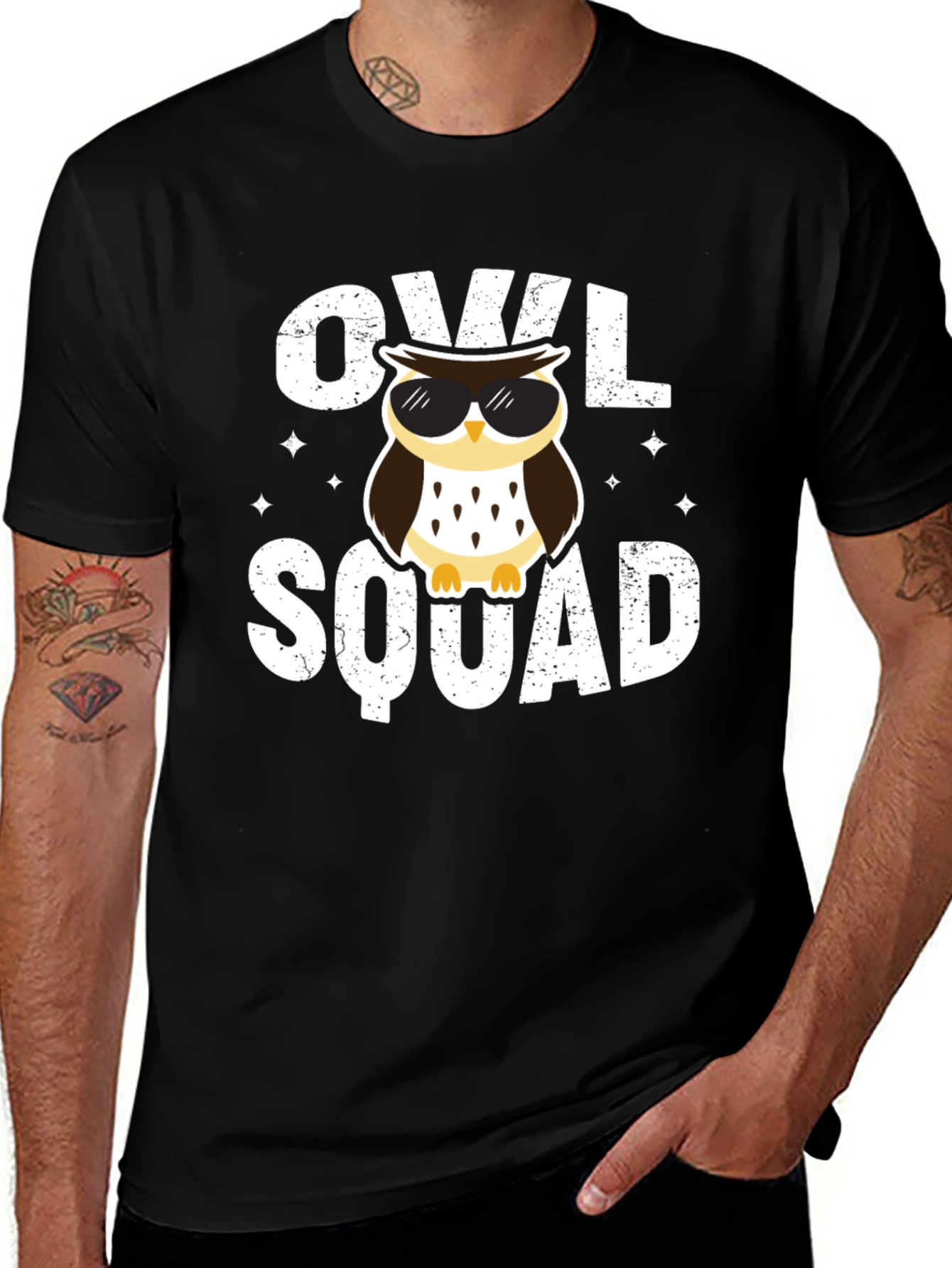 Variant 7 of Owl Squad Graphic Tee
