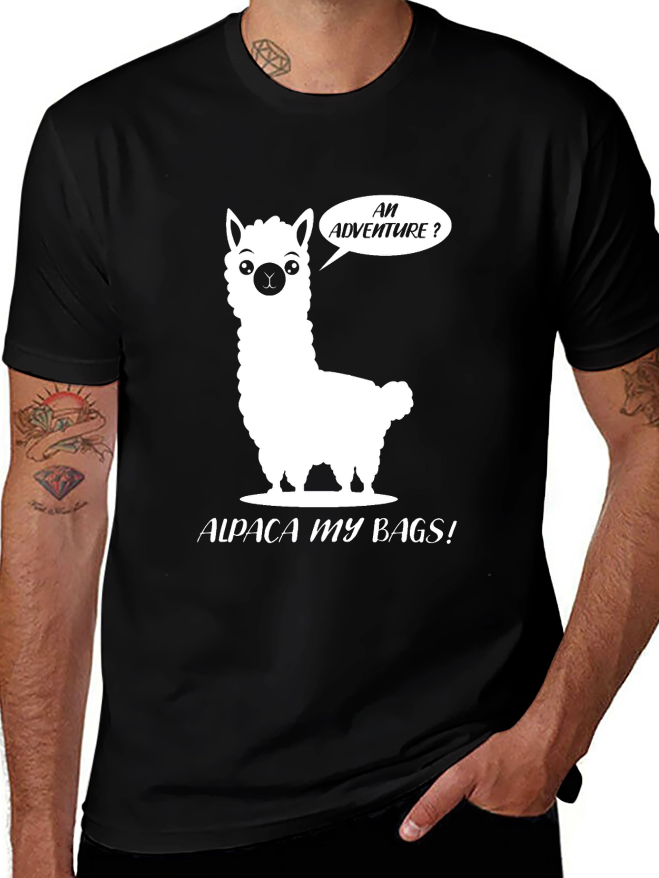 Variant 29 of Alpaca My Bags Graphic T-Shirt