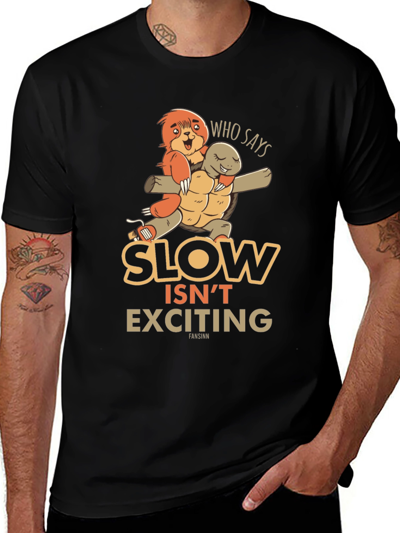 Variant 13 of Slow Isn't Exciting T-Shirt