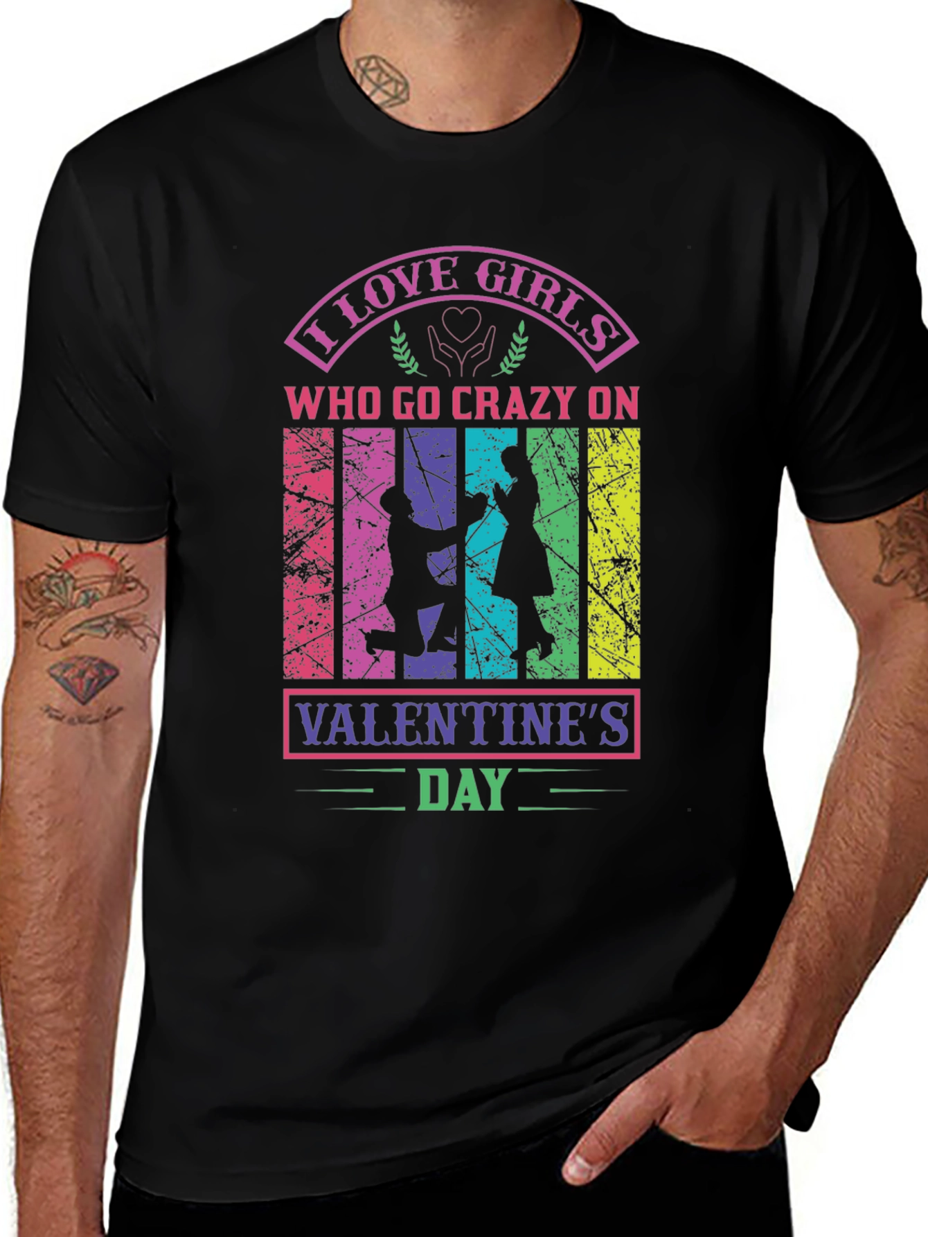 Variant 13 of I Love Girls Valentine's Day Graphic Tee