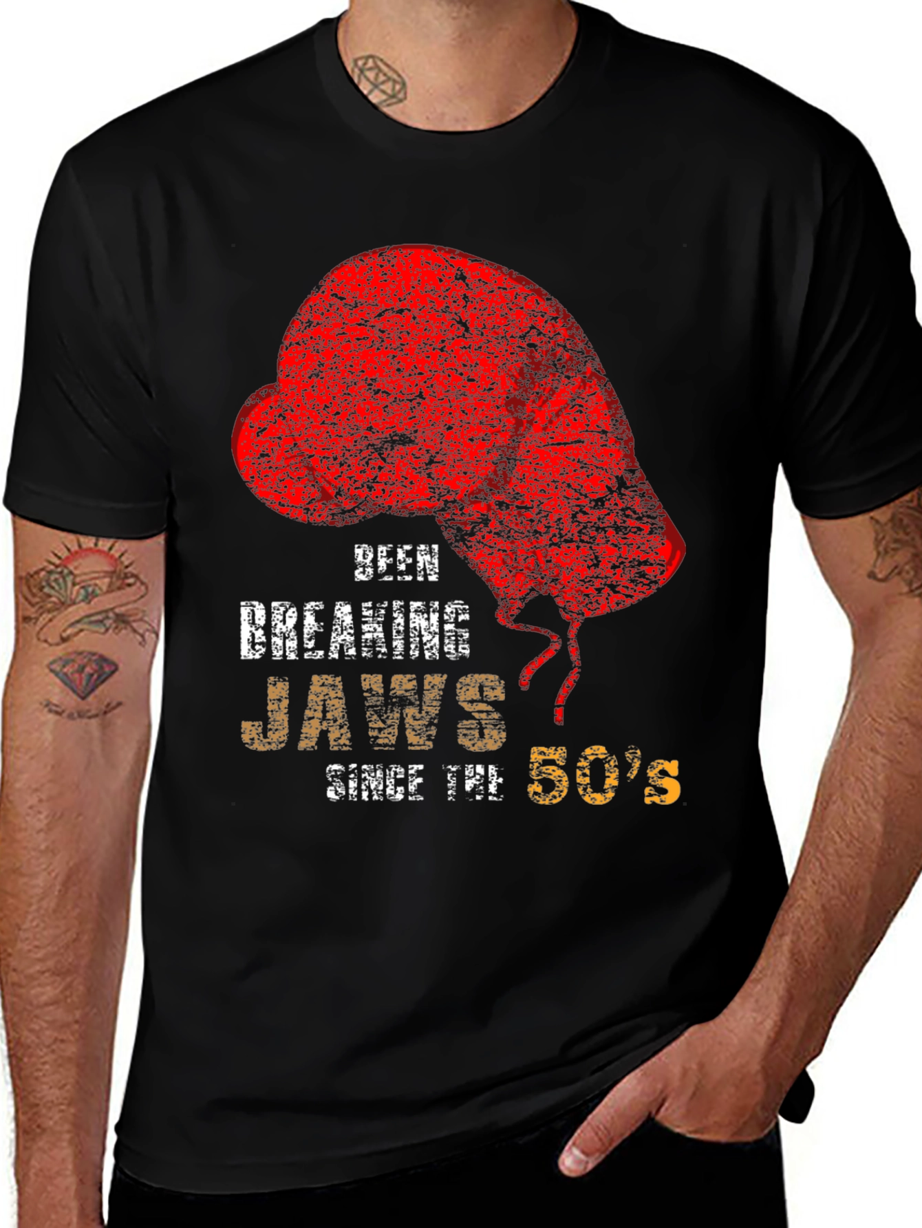 Variant 5 of Breaking Jaws Since The 50's Graphic T-Shirt