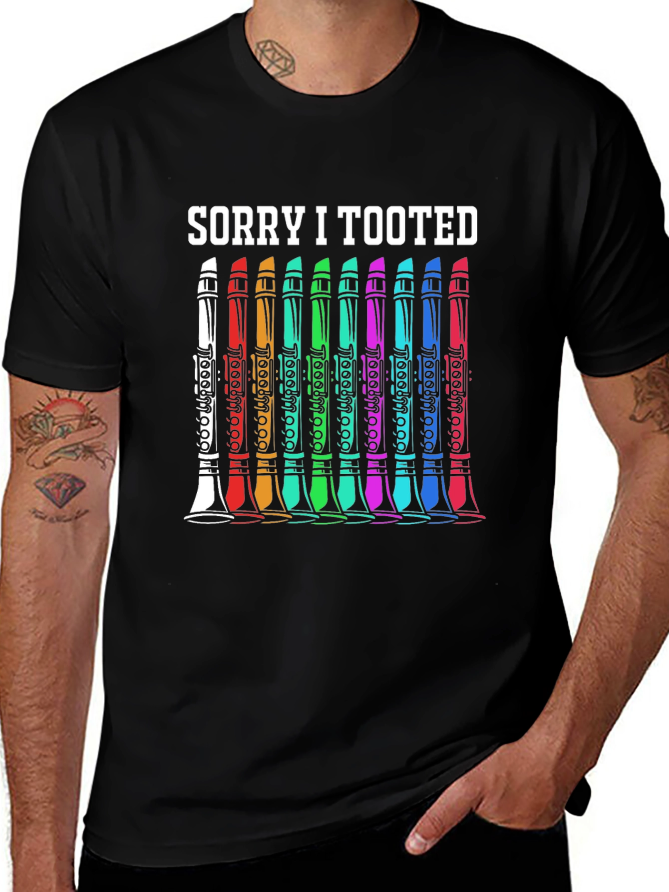 Sorry I Tooted Flute T-Shirt
