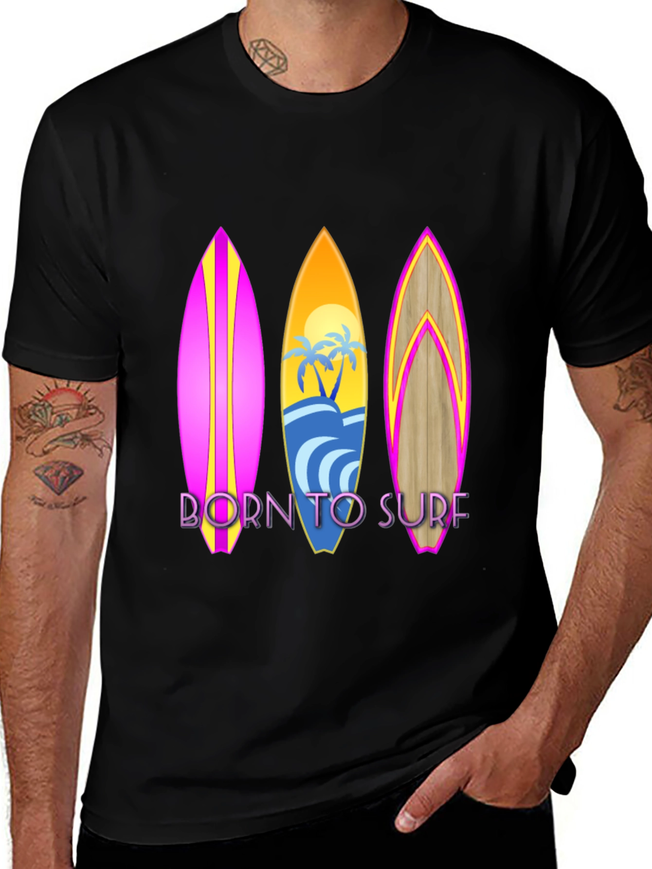 Born to Surf Graphic Tee