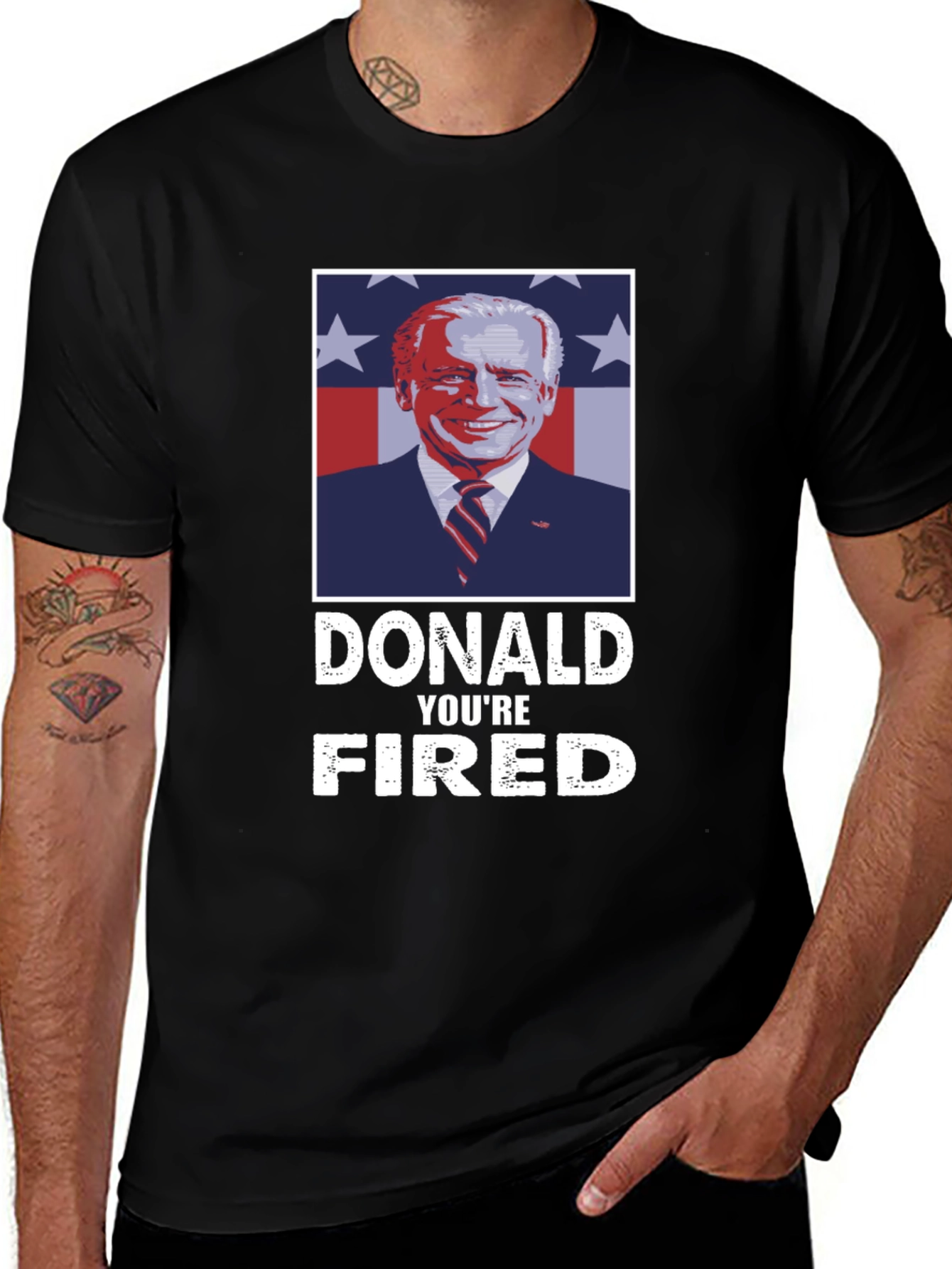 Variant 7 of Donald You're Fired Joe Biden Political T-Shirt