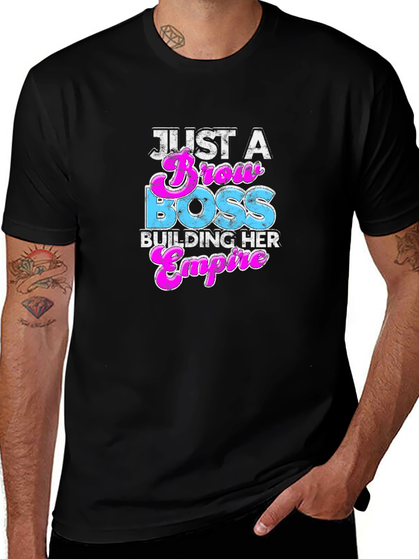 Variant 16 of Just A Brow Boss Building Her Empire T-Shirt