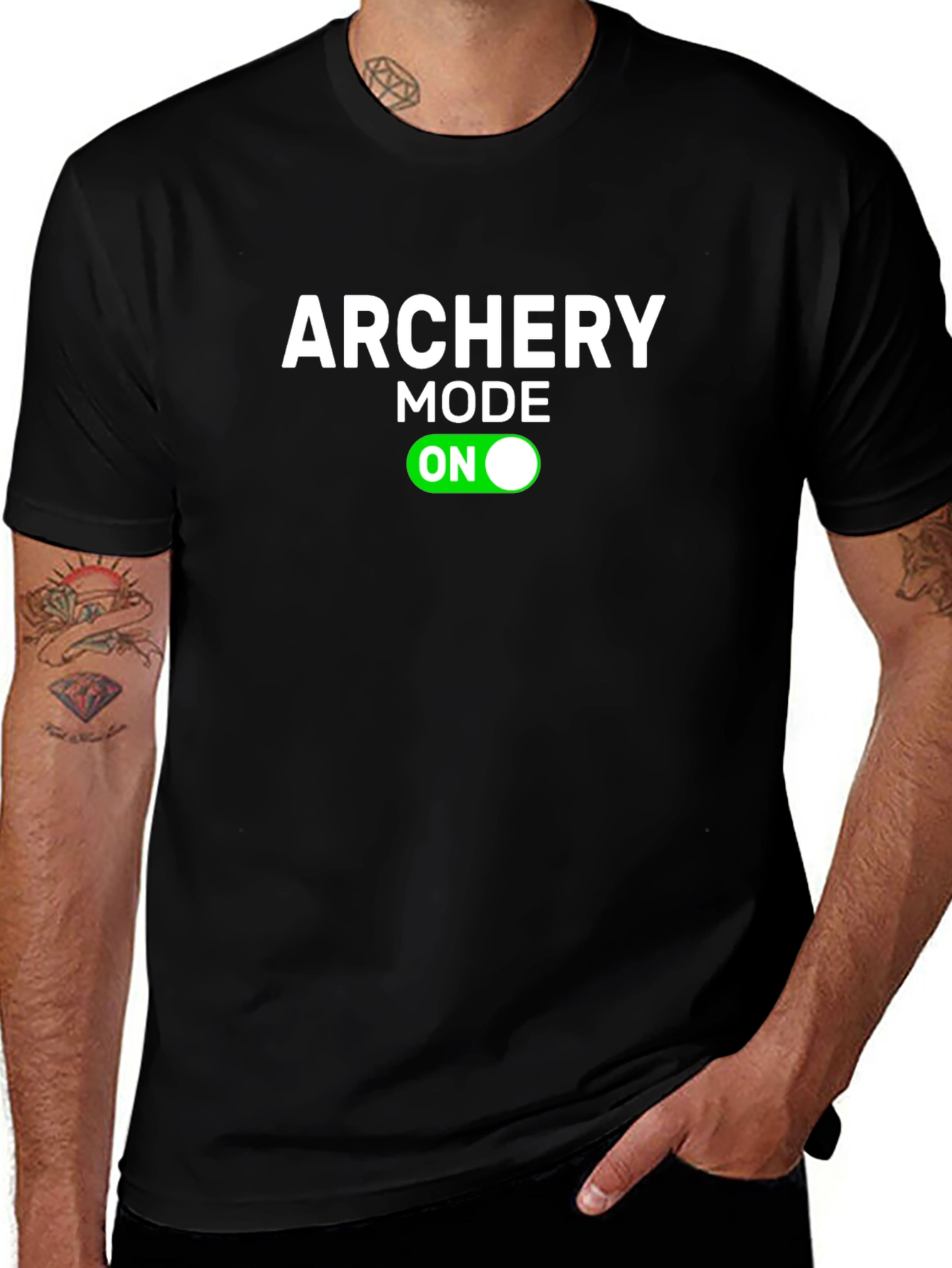 Variant 13 of Archery Mode On T-Shirt - Sport & Recreation Apparel