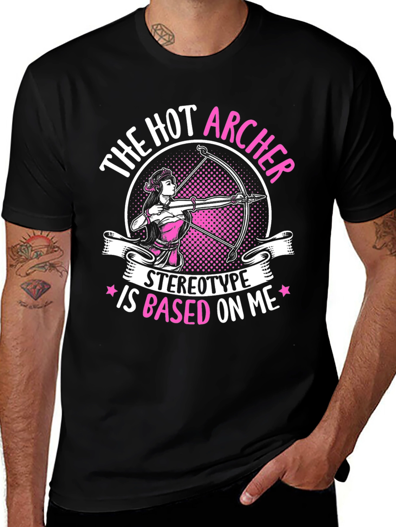 Variant 23 of Hot Archer T-Shirt - Stereotype Based On Me Tee