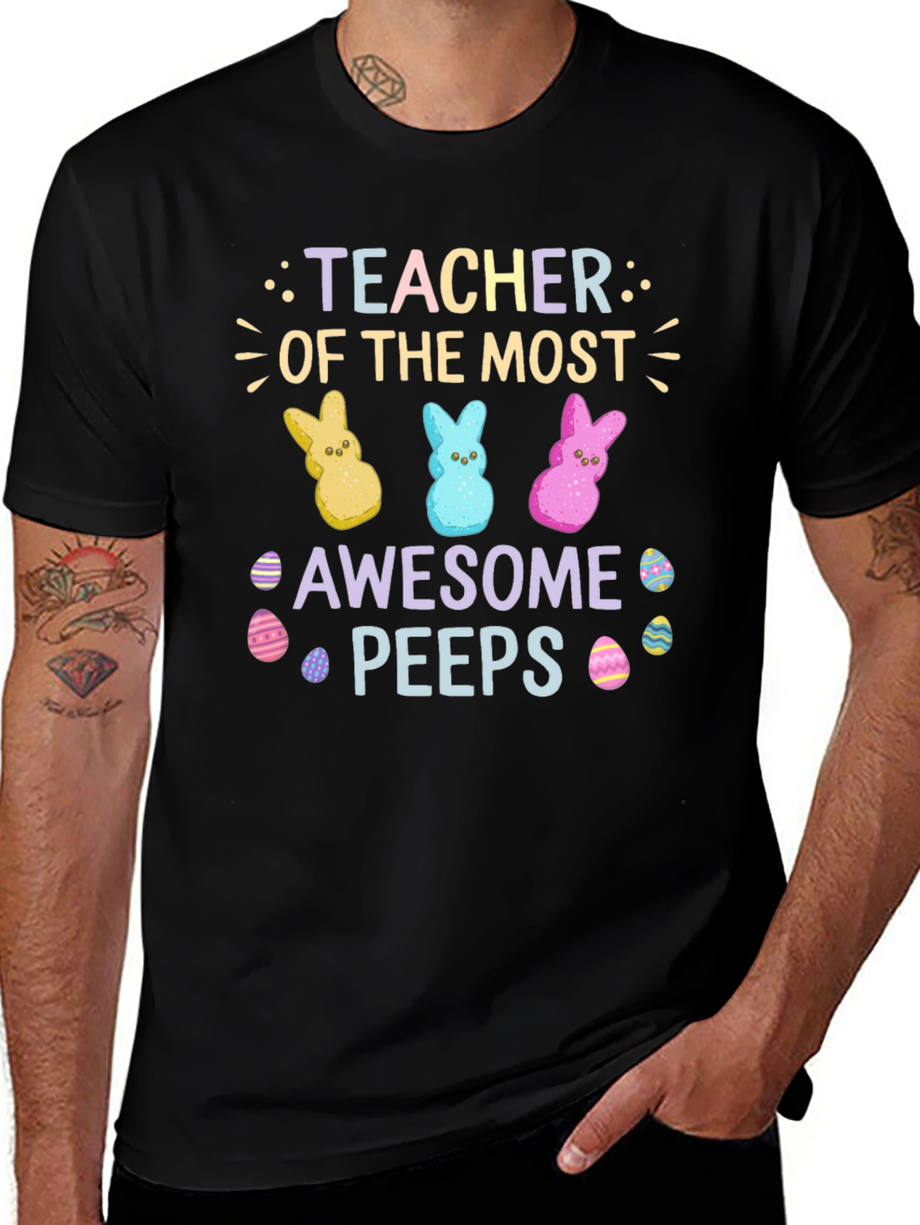 Teacher Of The Most Awesome Peeps Easter T-Shirt