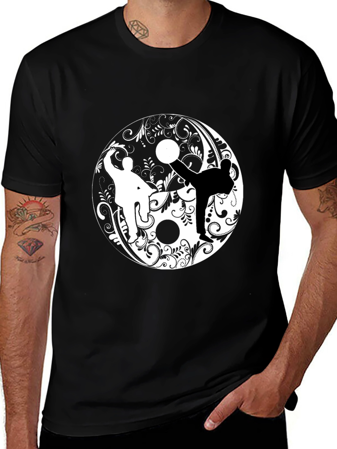 Variant 22 of Yin Yang Martial Arts Graphic Tee