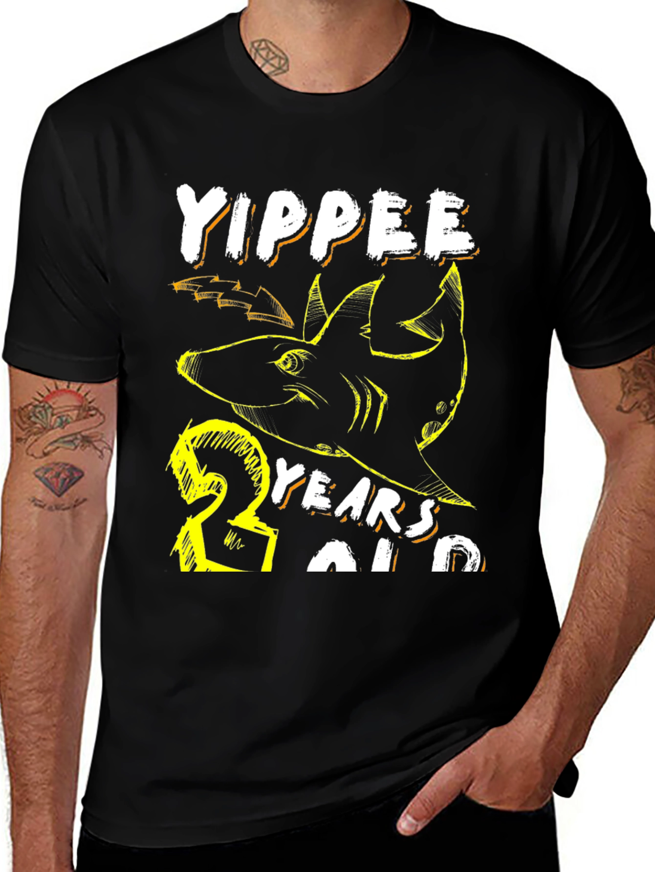 Variant 16 of Yippee 23 Years Old Shark Birthday Tee