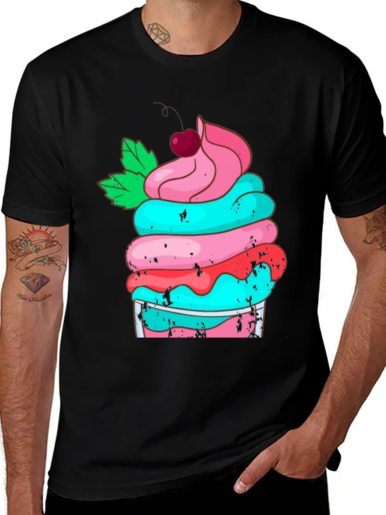 Cupcake Graphic Tee - Fun & Stylish