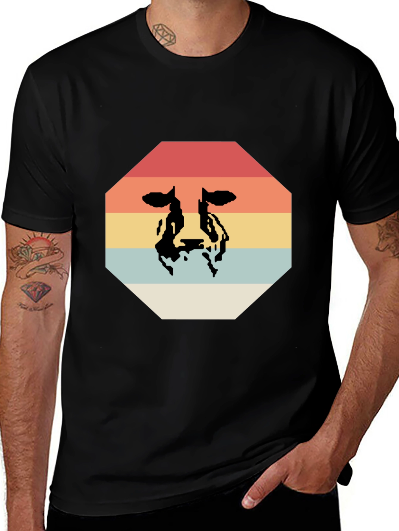 Variant 10 of Retro Cow Graphic Tee - Unisex Cotton Blend T-Shirt