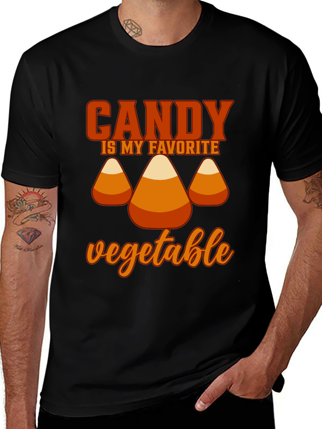 Candy Is My Favorite Vegetable Halloween T-Shirt