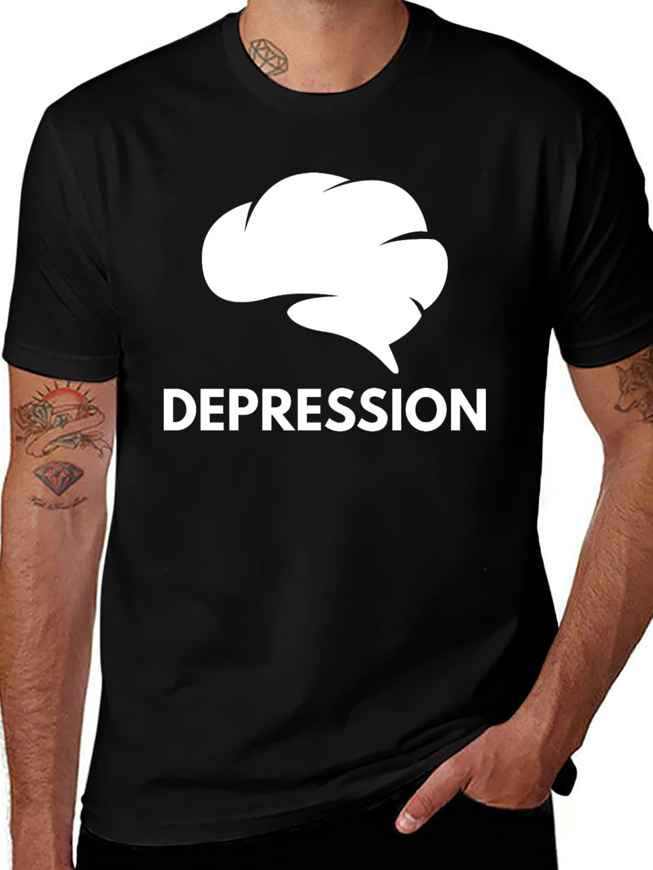 Variant 4 of Depression Awareness Graphic Tee