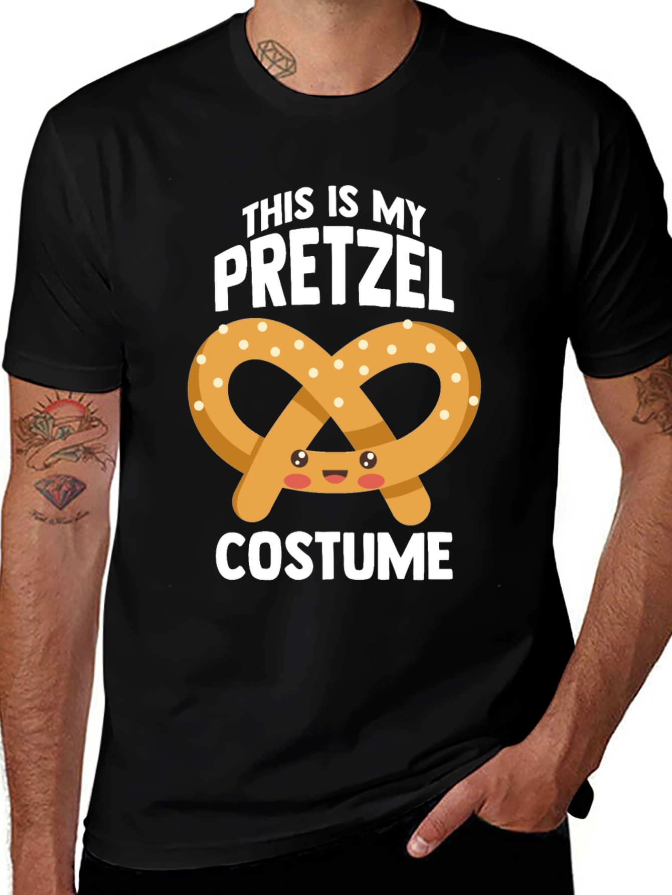 Variant 26 of Funny Pretzel Costume T-Shirt