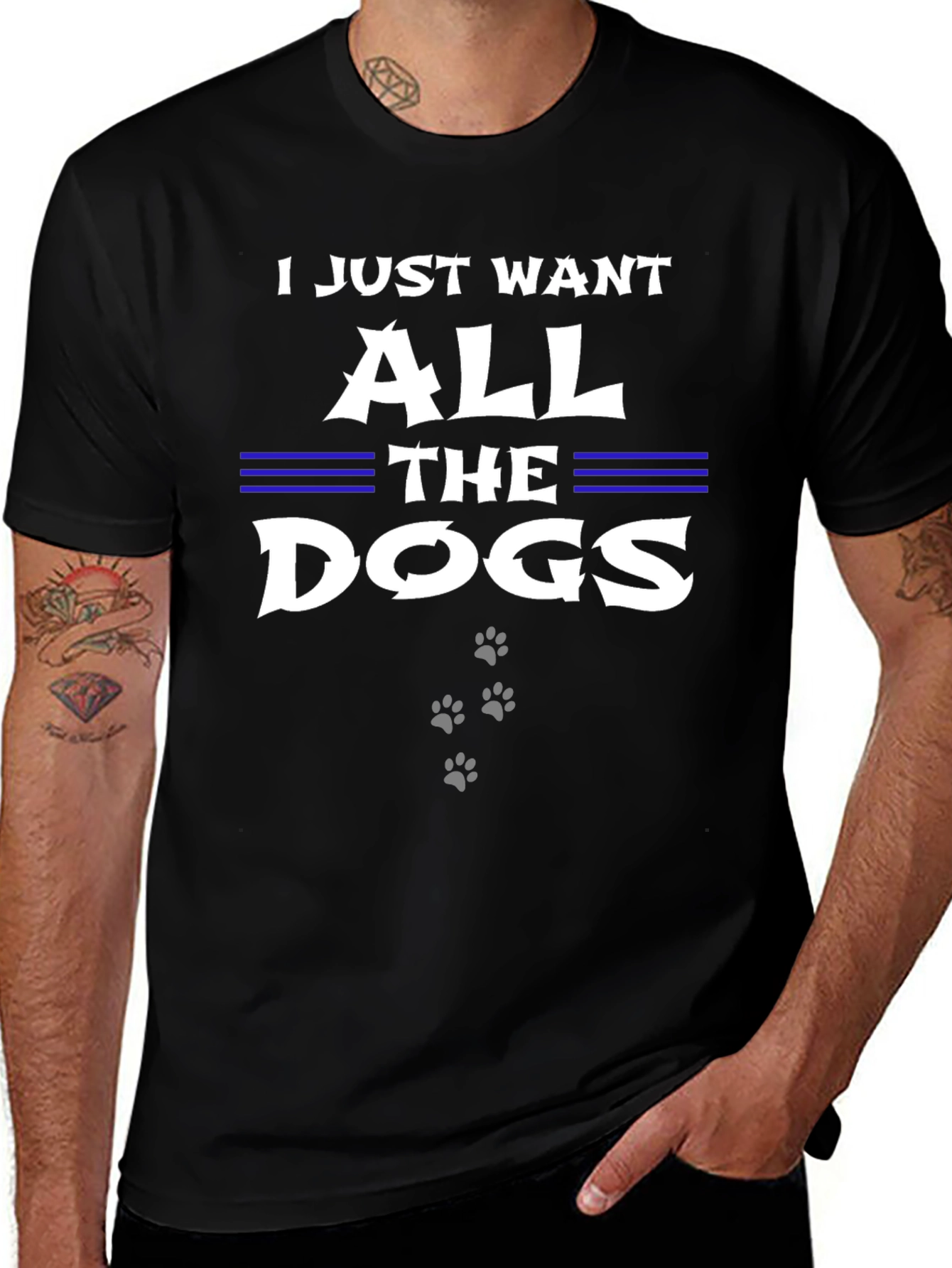 Variant 28 of I Just Want All The Dogs T-Shirt