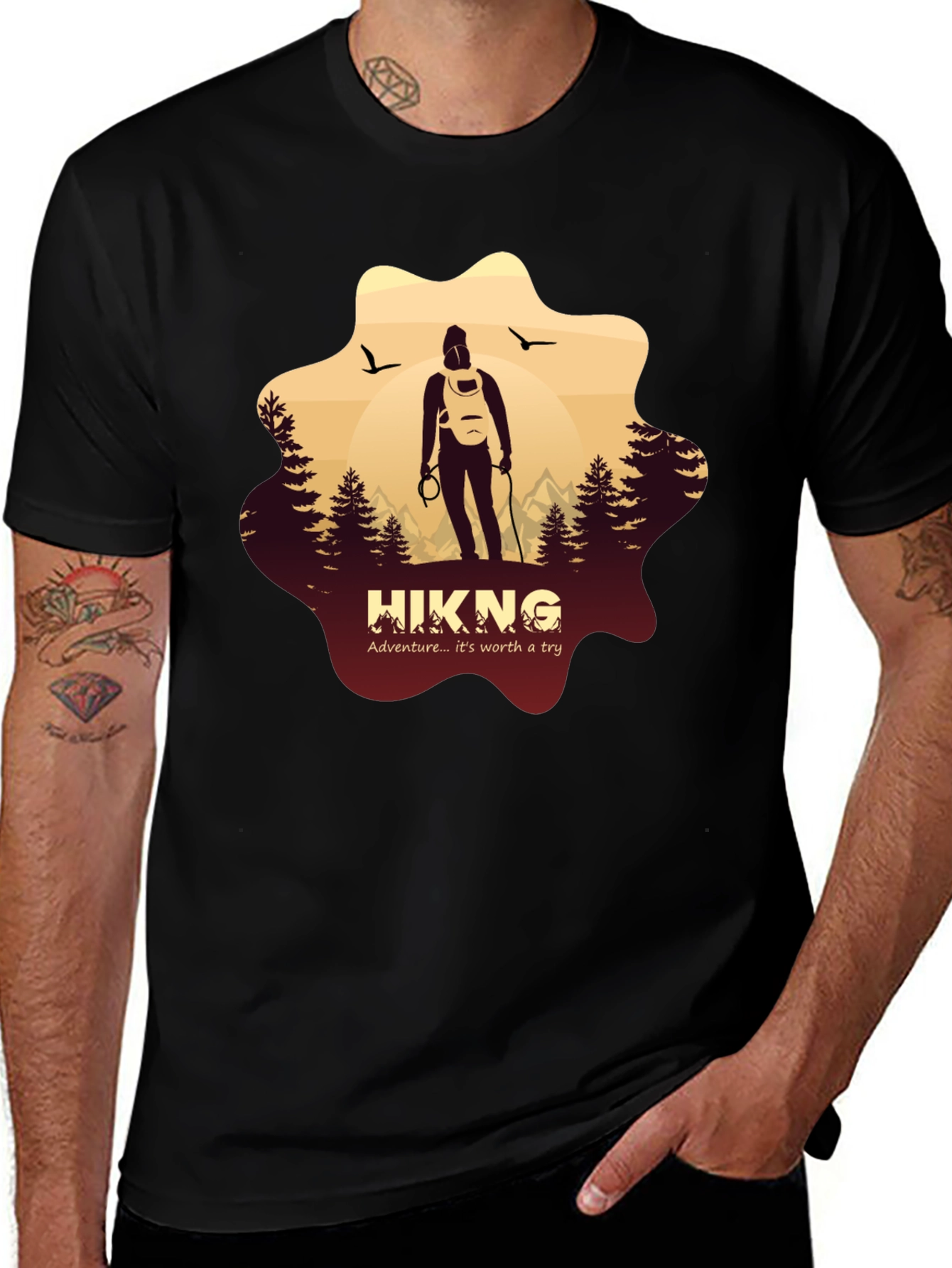 Variant 6 of Hiking Adventure T-Shirt - Explore the Outdoors!