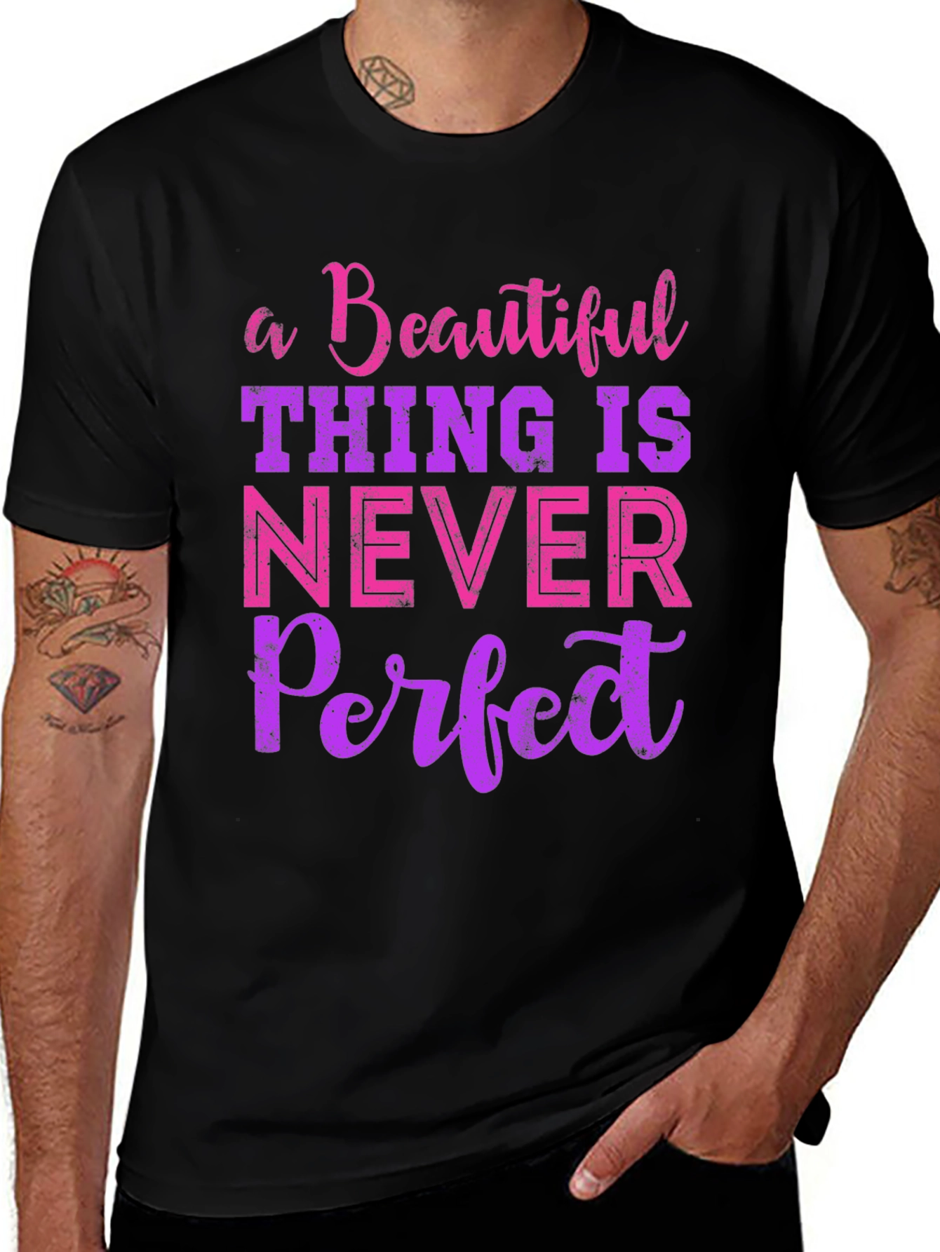 Variant 20 of Beautiful Thing Never Perfect Graphic Tee