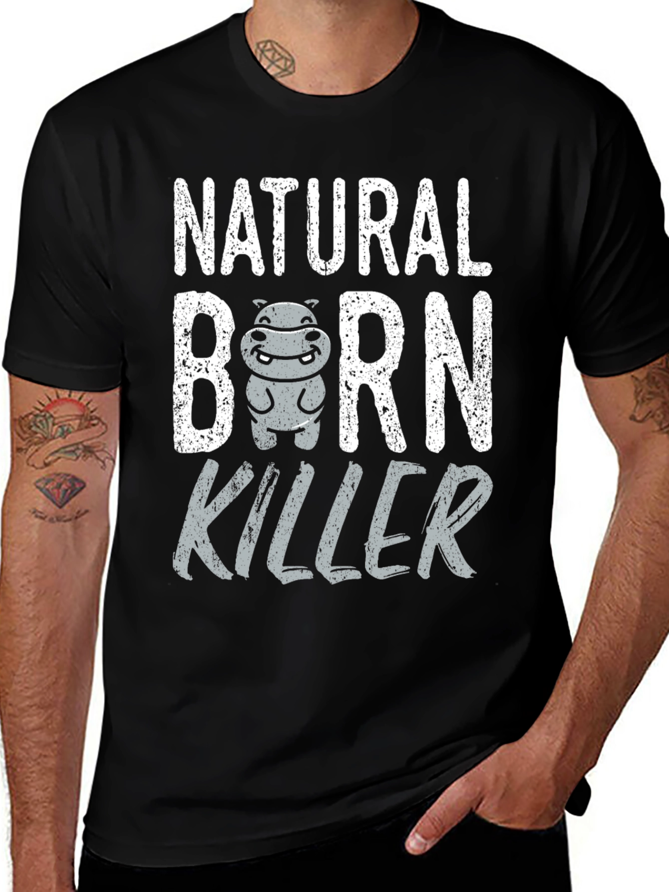 Variant 13 of Natural Born Killer Hippo T-Shirt