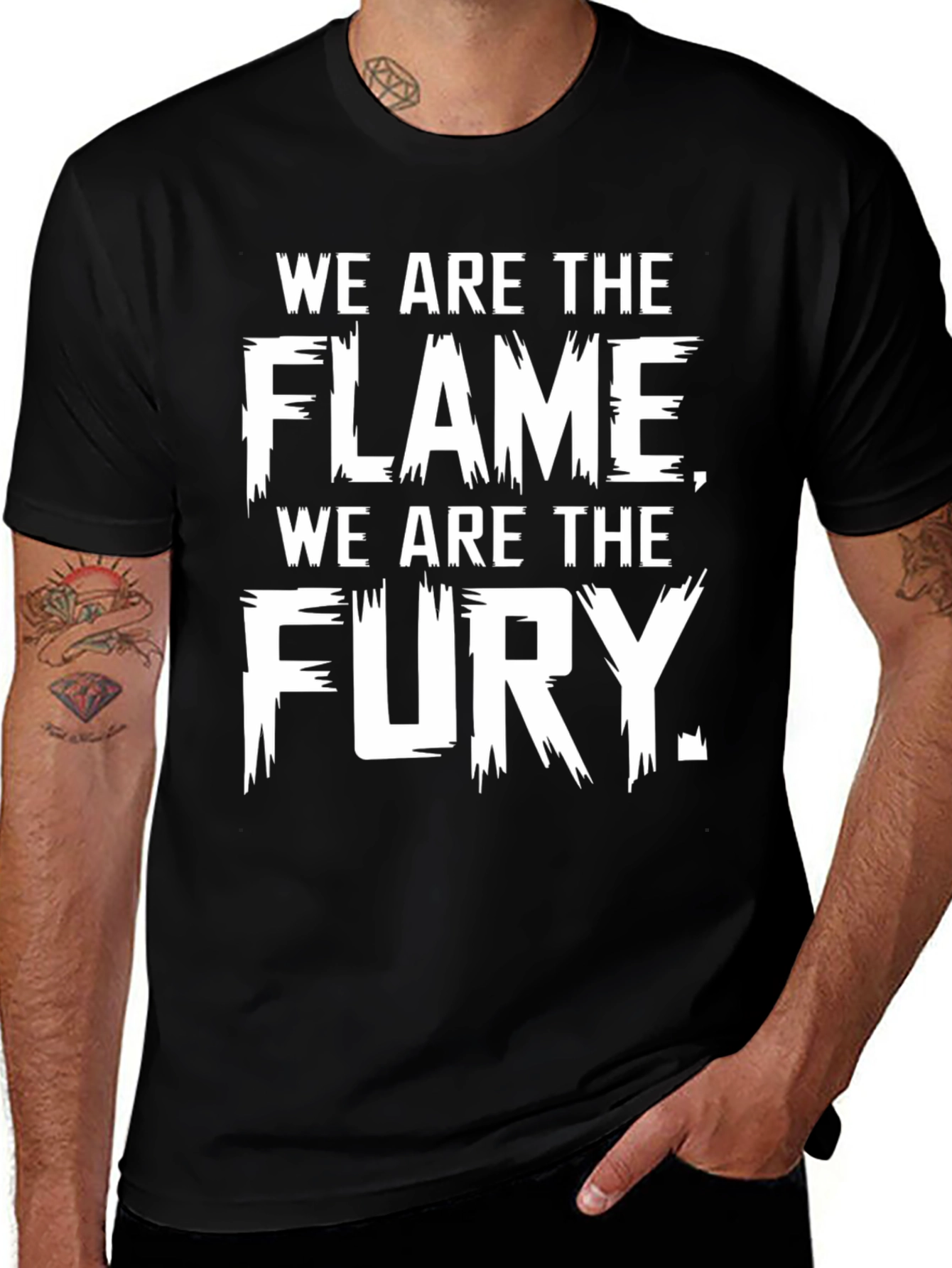 Variant 4 of Flame and Fury Graphic T-Shirt