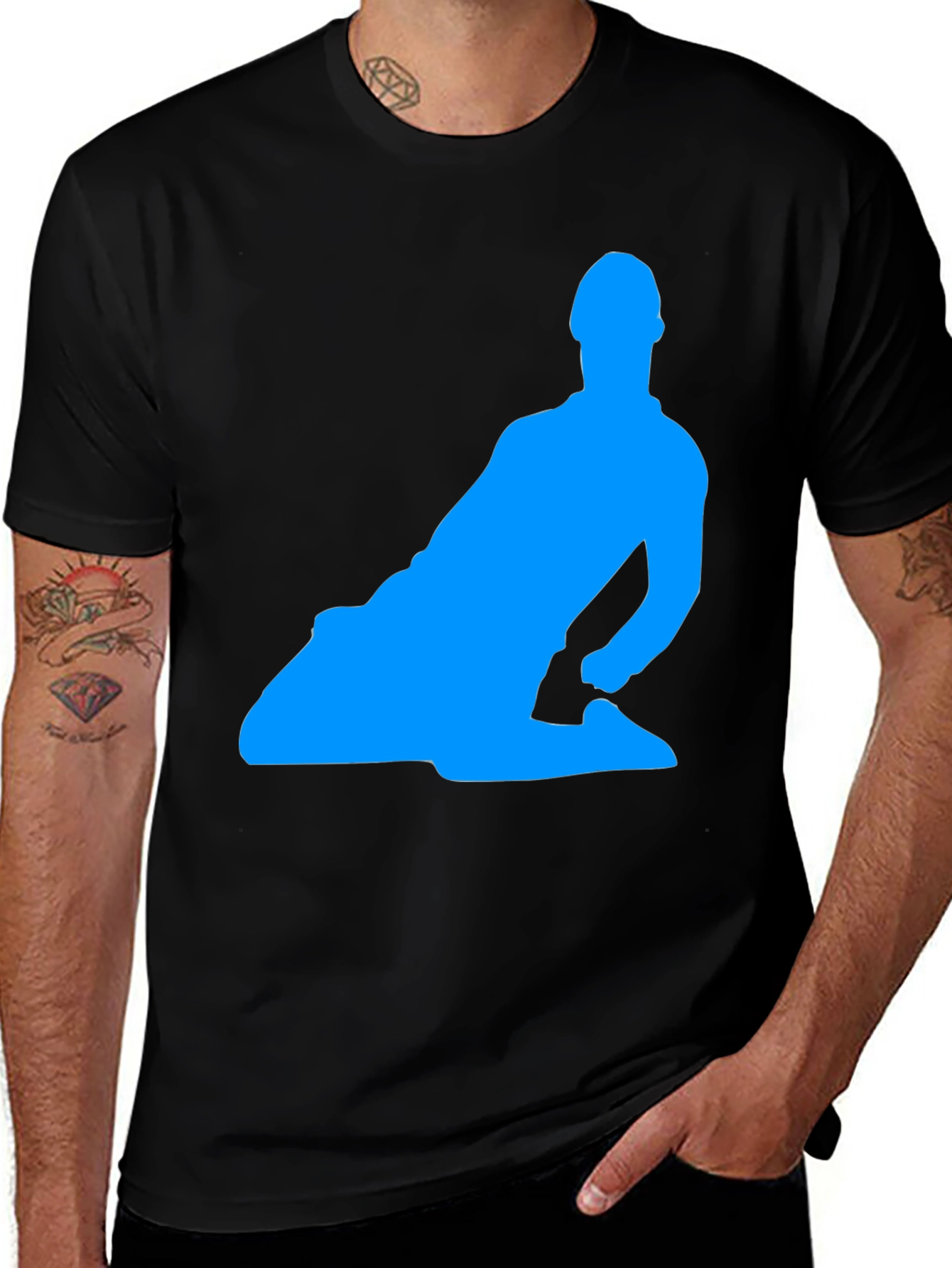 Cristiano Ronaldo Silhouette Black T-Shirt