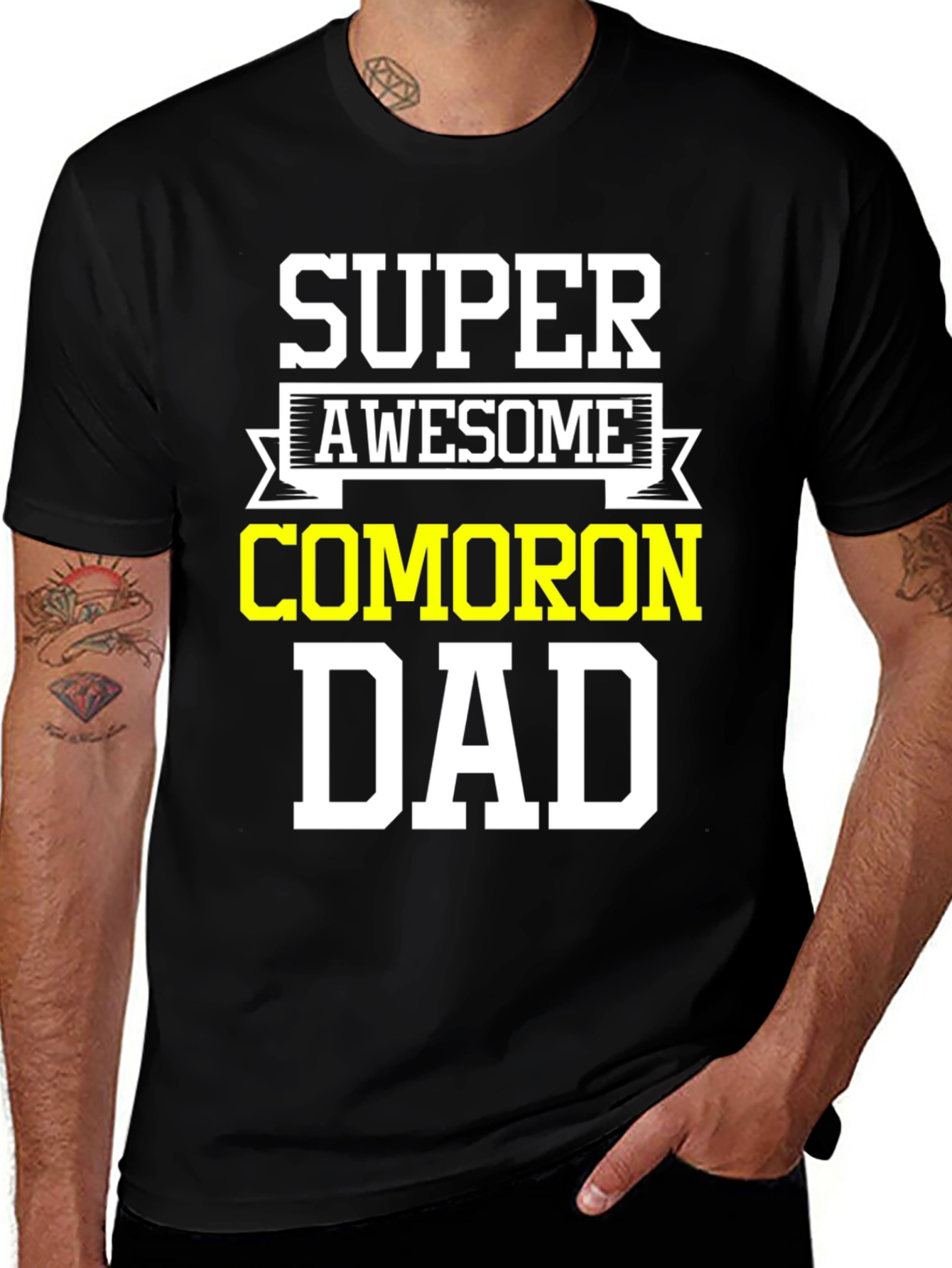Super Awesome COMORON Dad T-Shirt