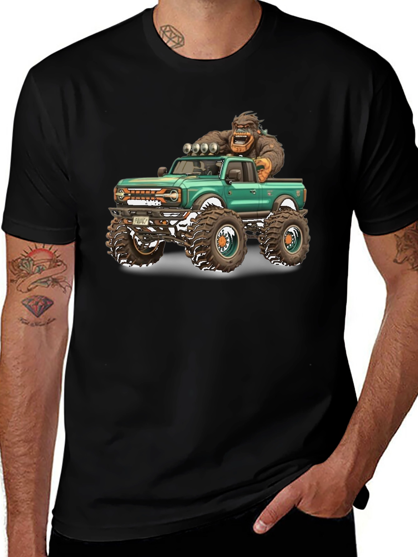 Gorilla Monster Truck T-Shirt
