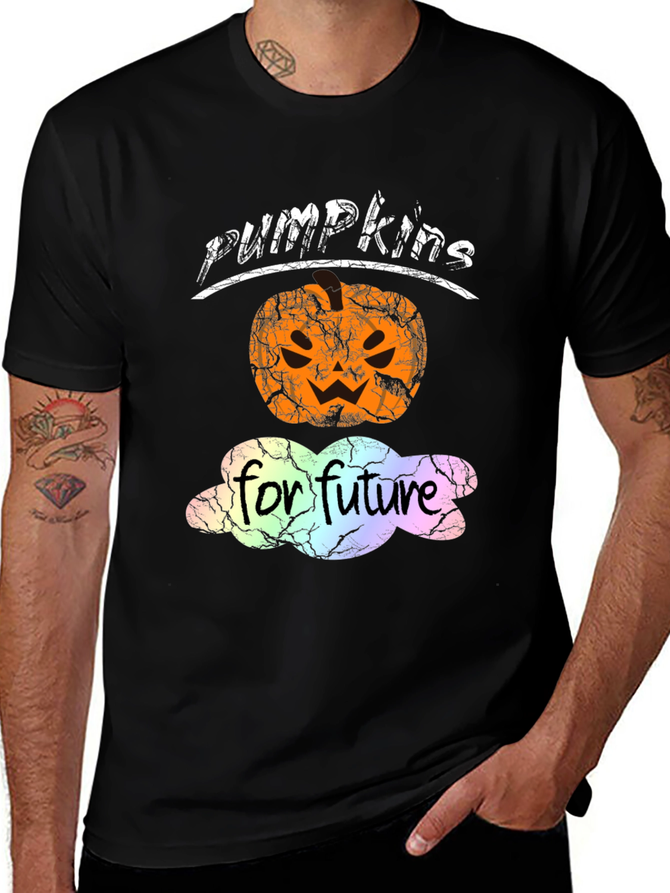 Pumpkins For Future Halloween Graphic Tee