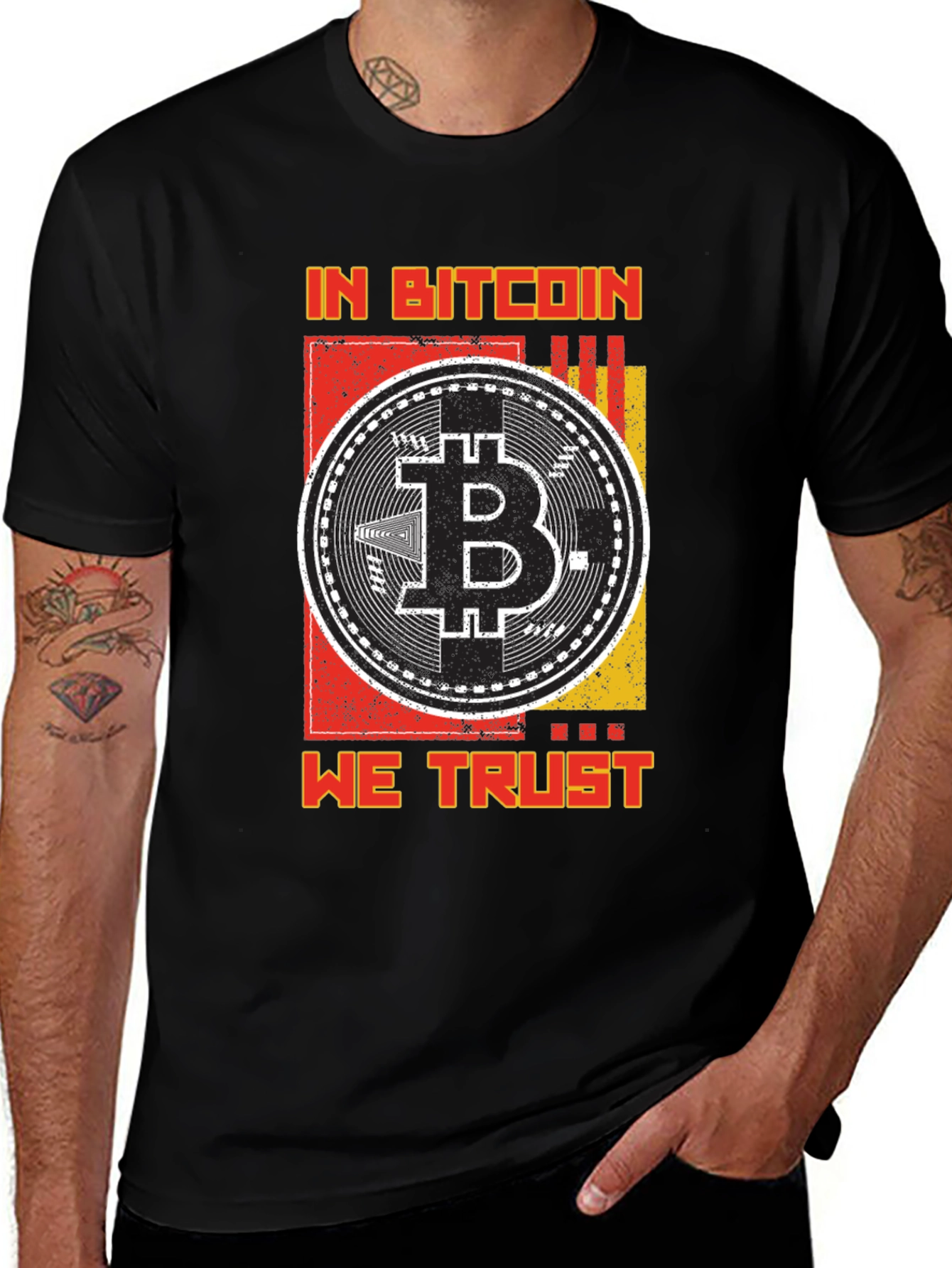 In Bitcoin We Trust T-Shirt - Crypto Fan Apparel