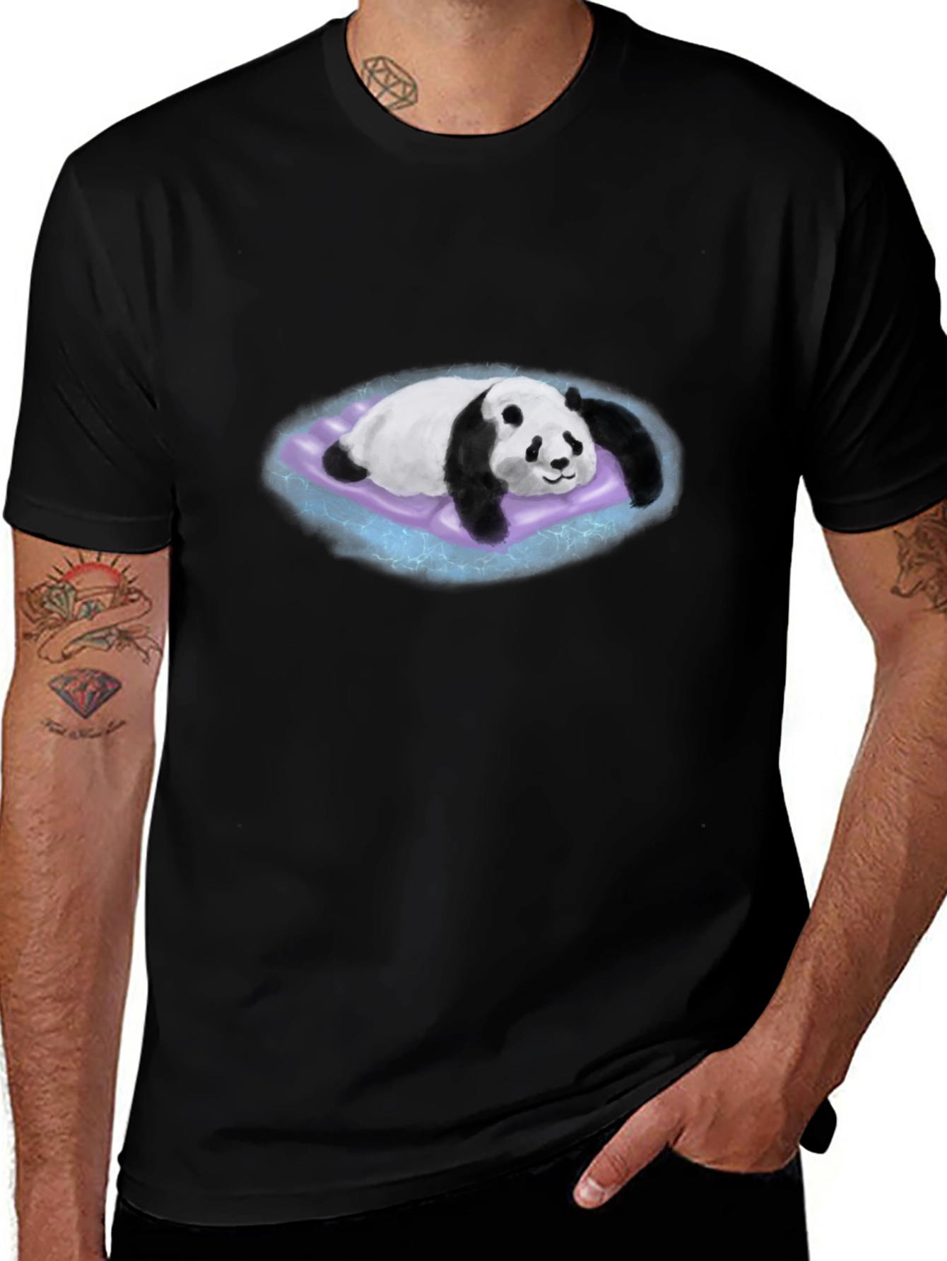 Variant 13 of Relaxing Panda T-Shirt - Soft & Comfortable